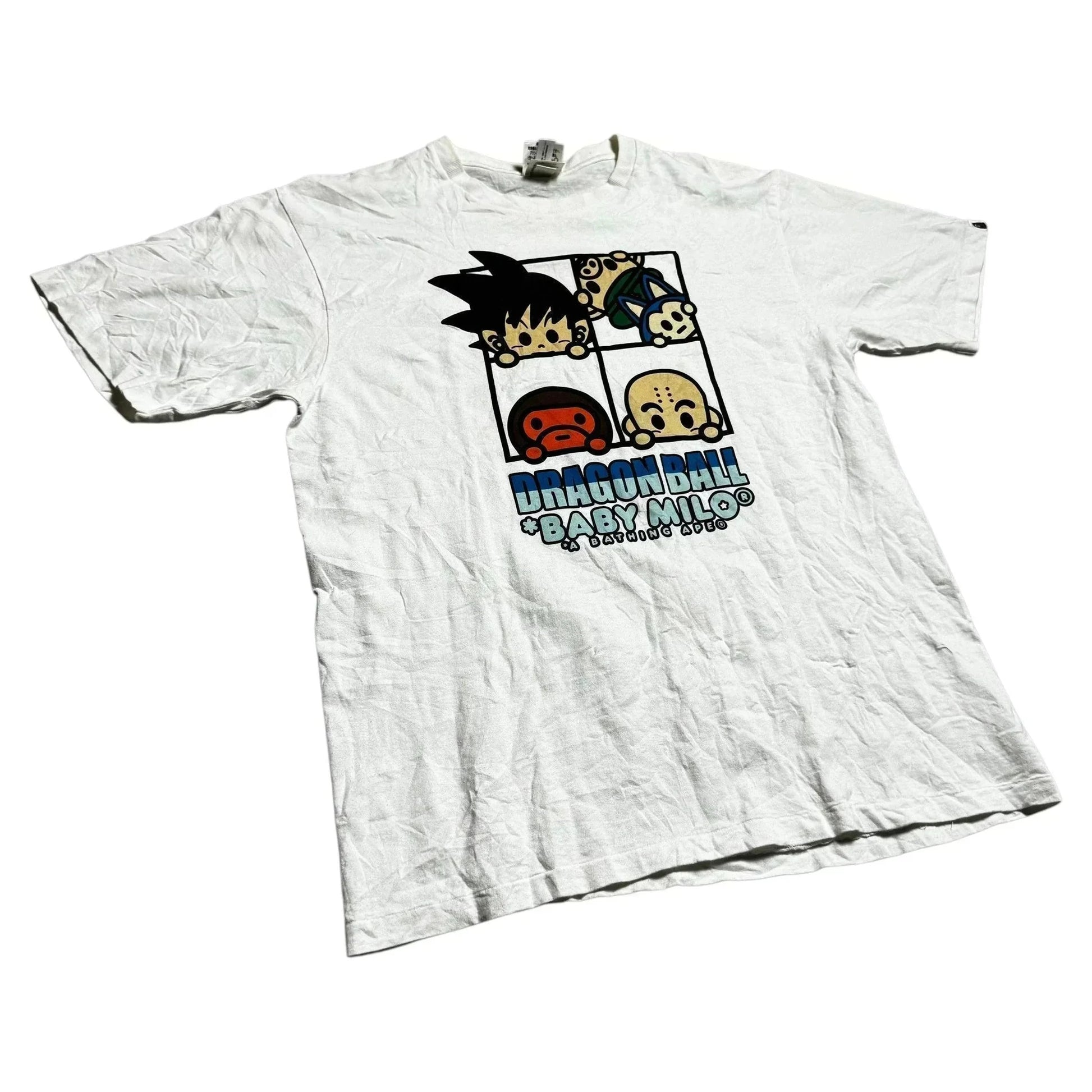 White A Bathing Ape (BAPE) x Dragonball Z Tee - XL | The Streetwear Studio
