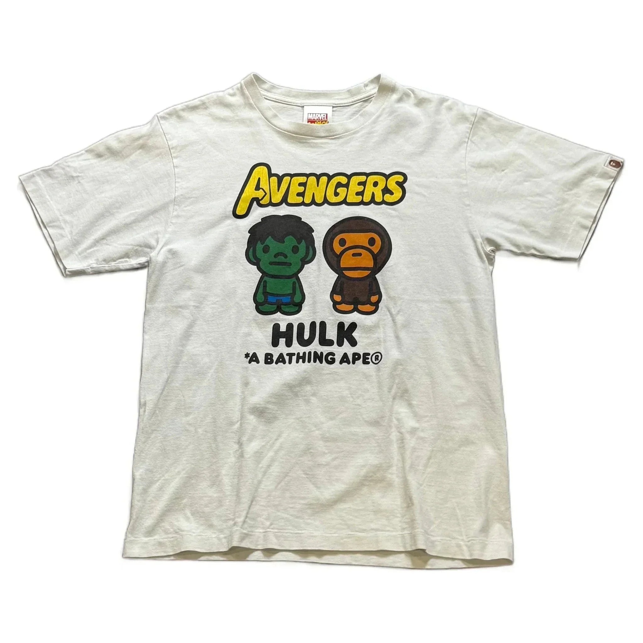 White A Bathing Ape (BAPE) x Hulk Tee - M | The Streetwear Studio