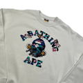 White A Bathing Ape (BAPE) x Kid Cudi Sweatshirt - Extra Large - The Streetwear Studio