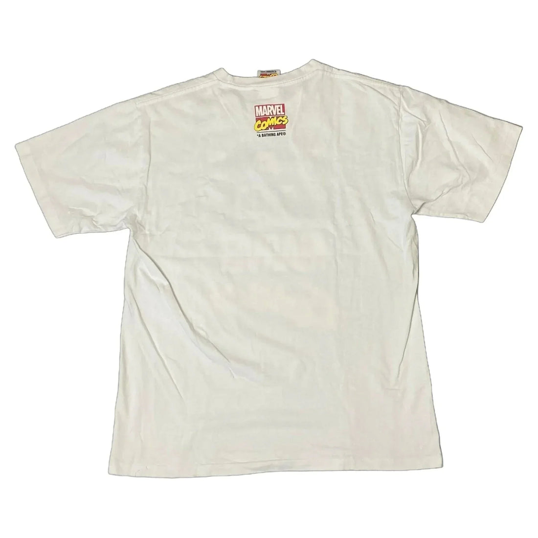 White A Bathing Ape (BAPE) x Marvel Tee - L | The Streetwear Studio