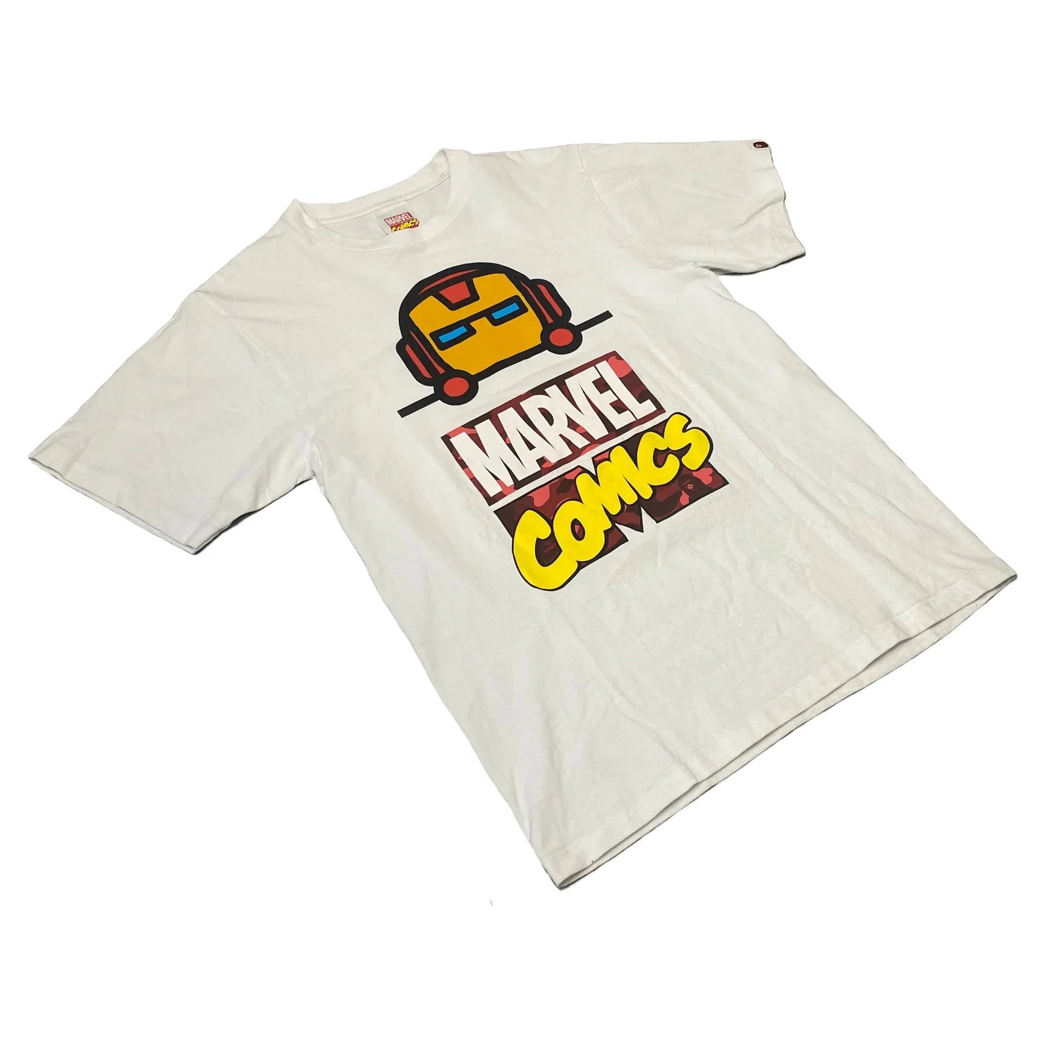 White A Bathing Ape (BAPE) x Marvel Tee - M | The Streetwear Studio