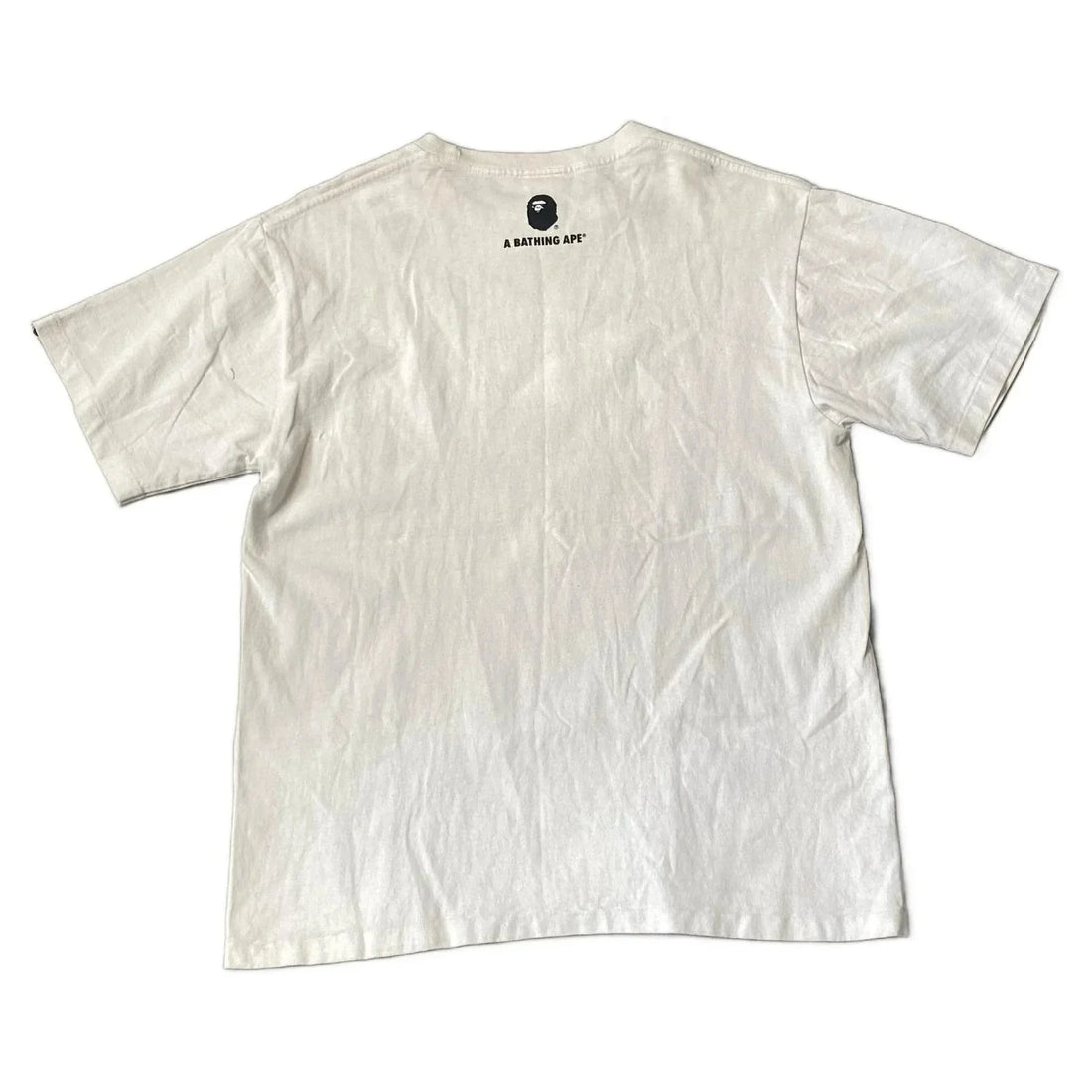 White A Bathing Ape (BAPE) x Mickey Mouse Tee - L | The Streetwear Studio