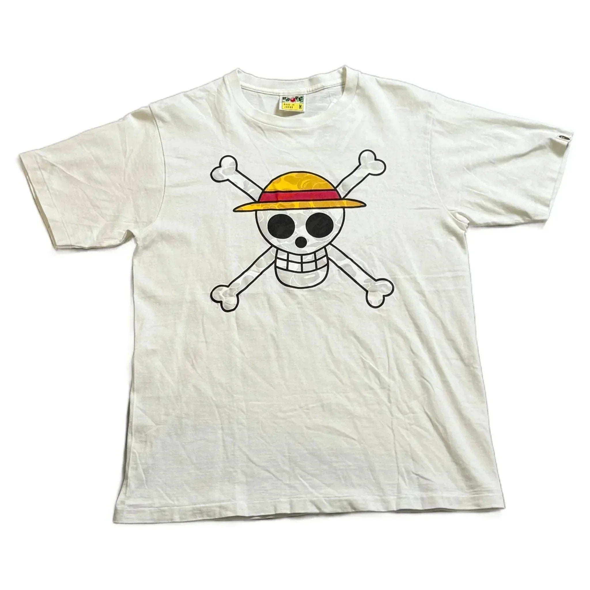White A Bathing Ape (BAPE) x One Piece Tee - M | The Streetwear Studio