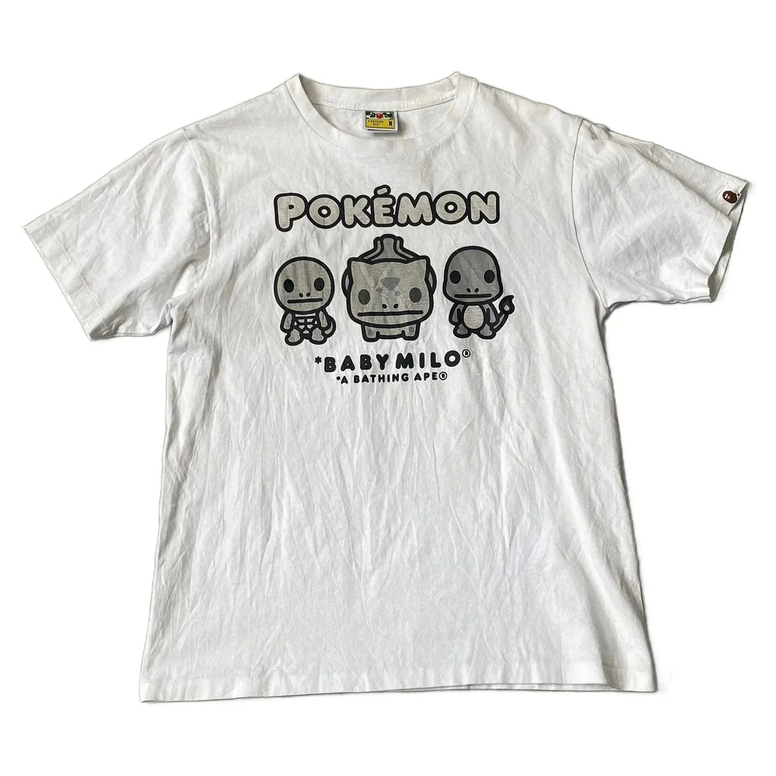 White A Bathing Ape (BAPE) x Pokémon Tee - M | The Streetwear Studio