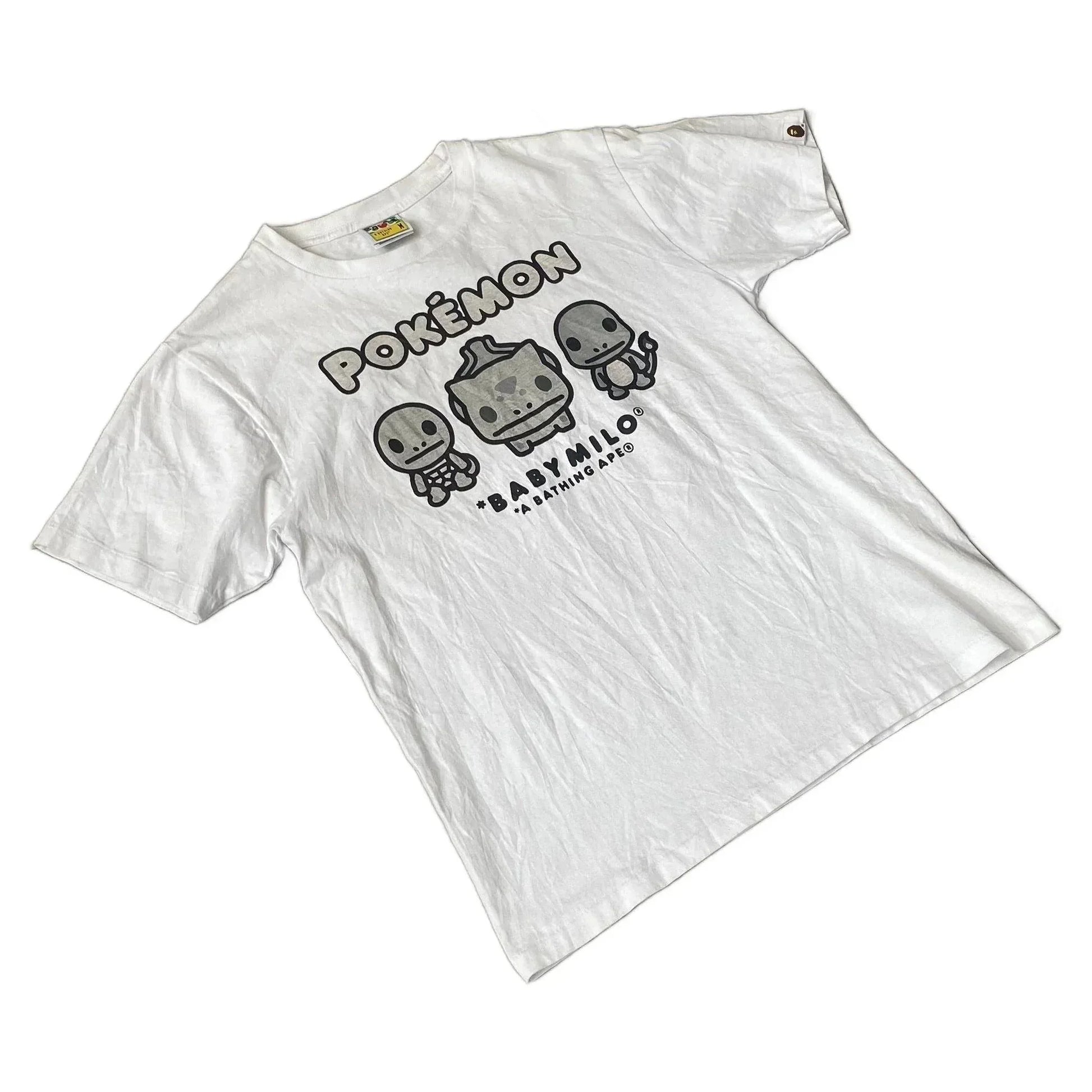 White A Bathing Ape (BAPE) x Pokémon Tee - M | The Streetwear Studio