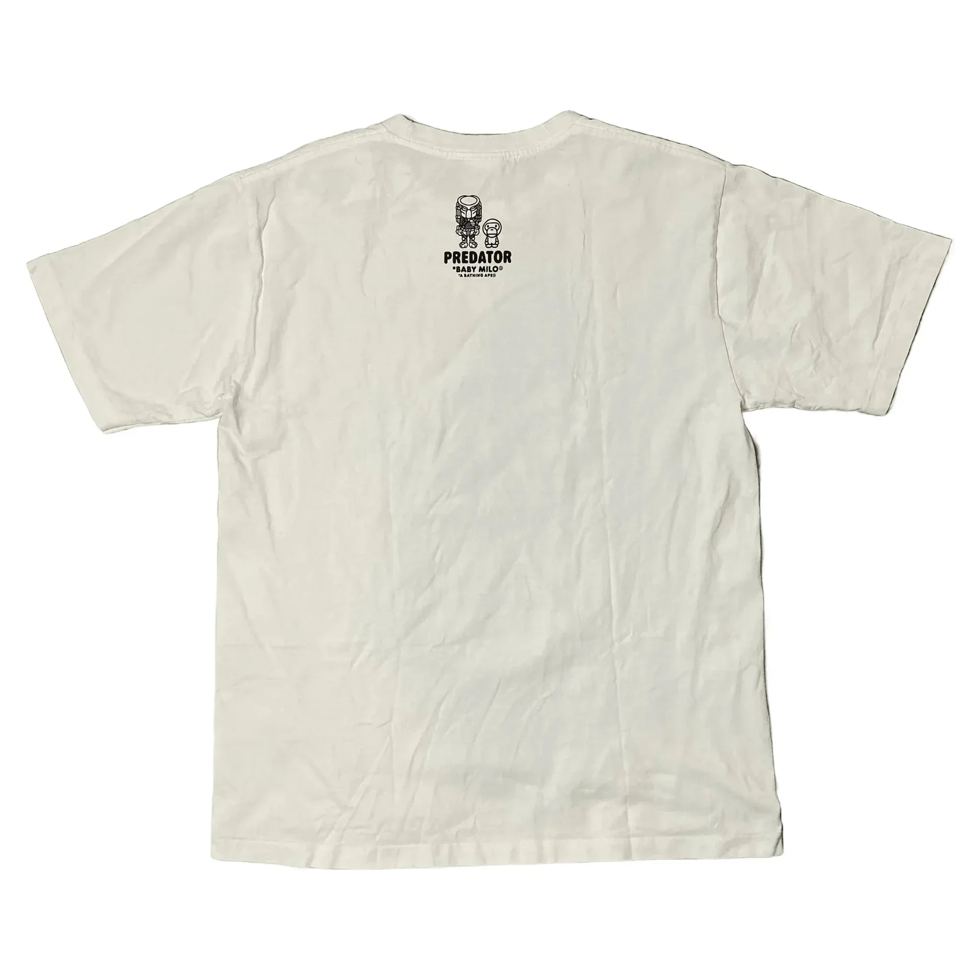 White A Bathing Ape (BAPE) x Predator Tee - L | The Streetwear Studio