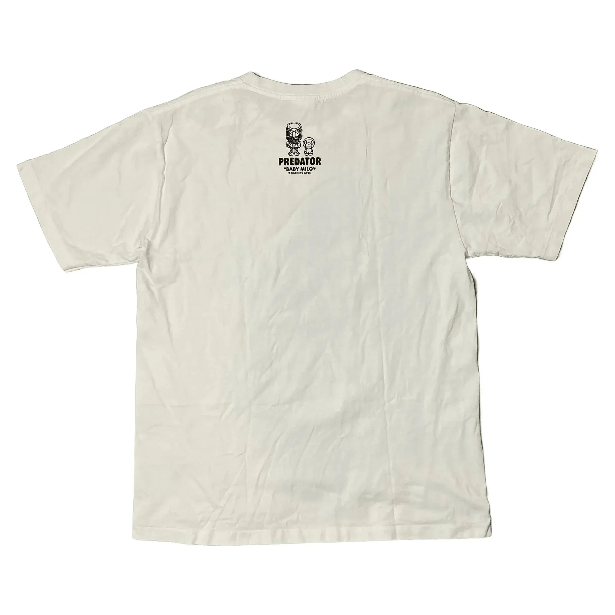 White A Bathing Ape (BAPE) x Predator Tee - L | The Streetwear Studio
