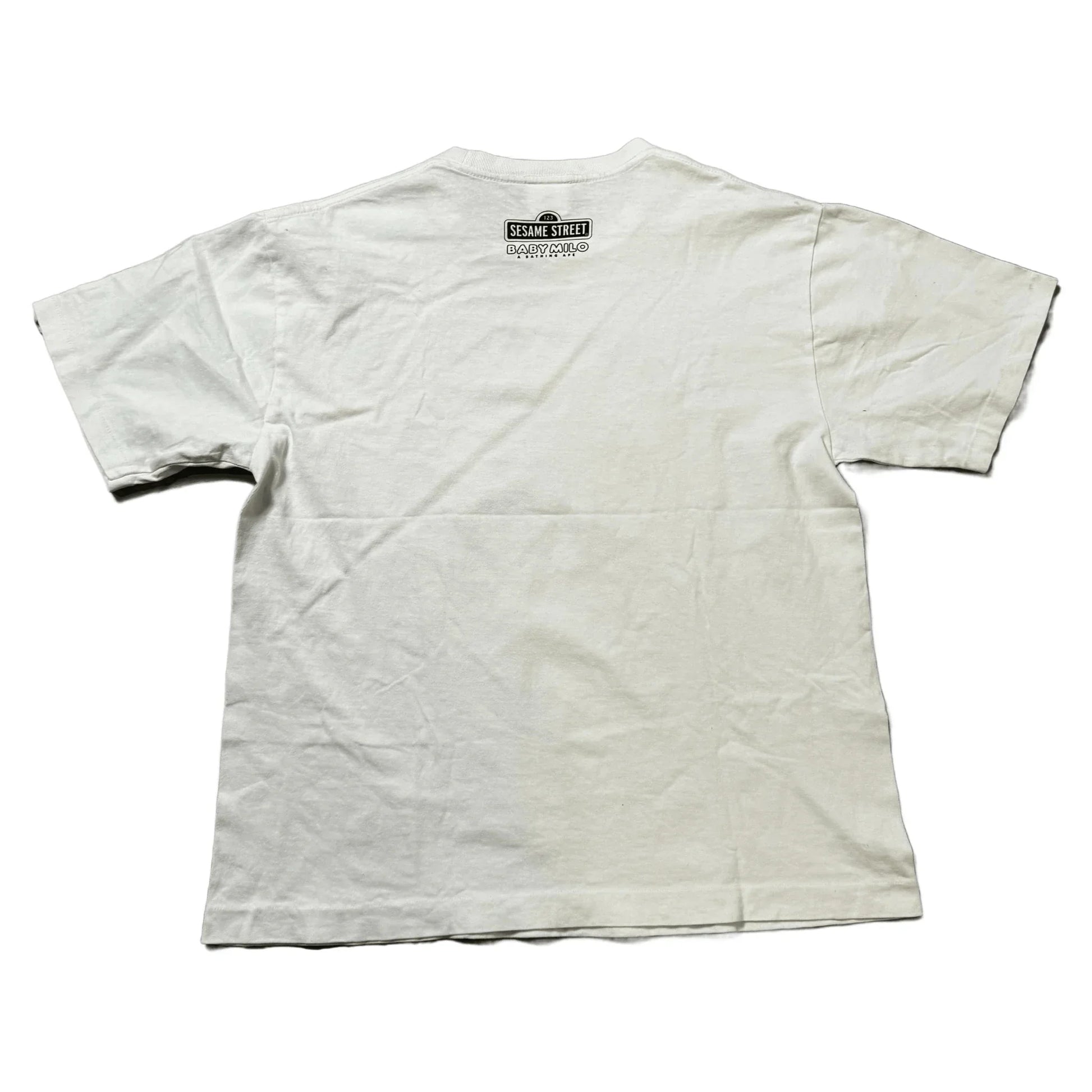 White A Bathing Ape (BAPE) x Sesame Street Tee - L | The Streetwear Studio