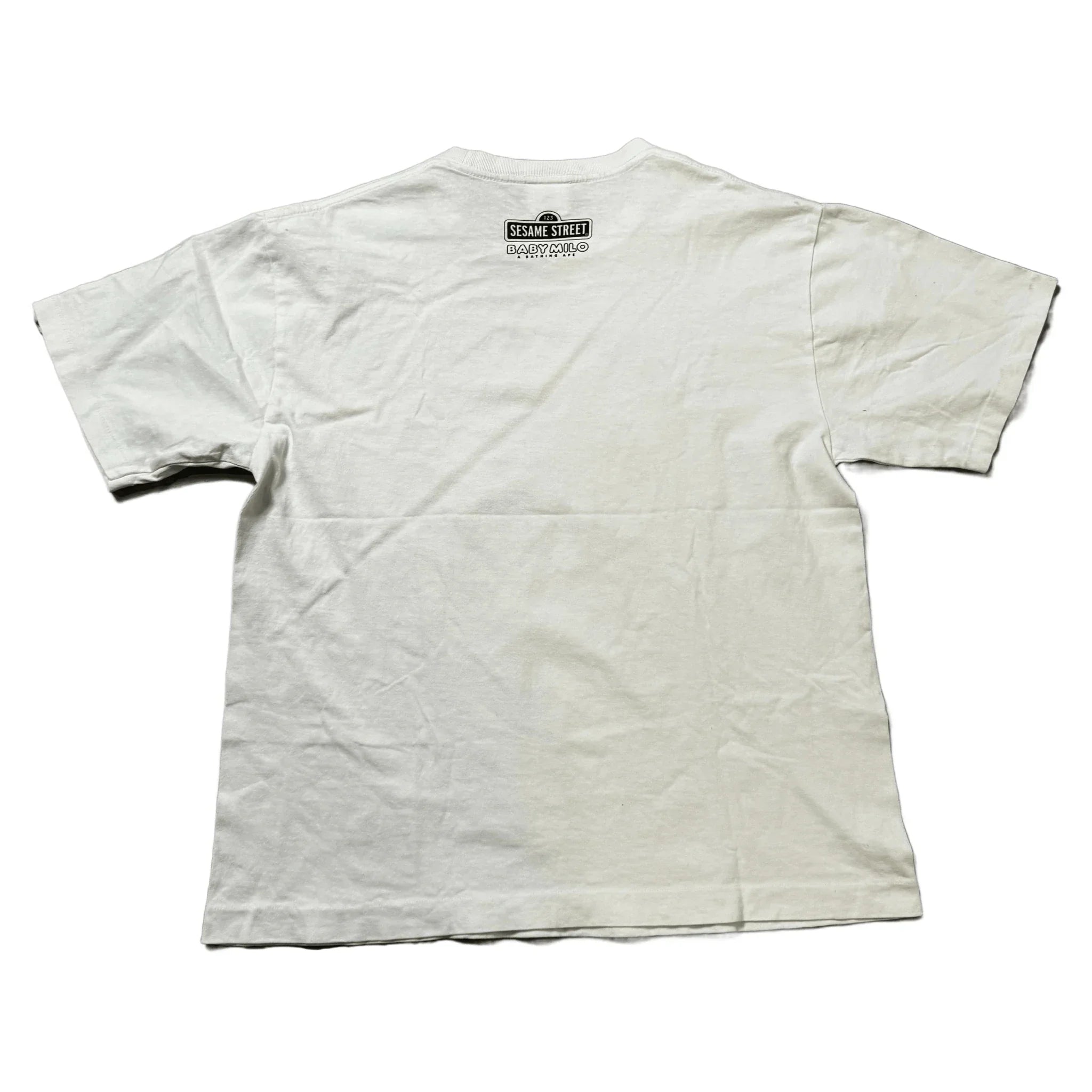 White A Bathing Ape (BAPE) x Sesame Street Tee - L | The Streetwear Studio