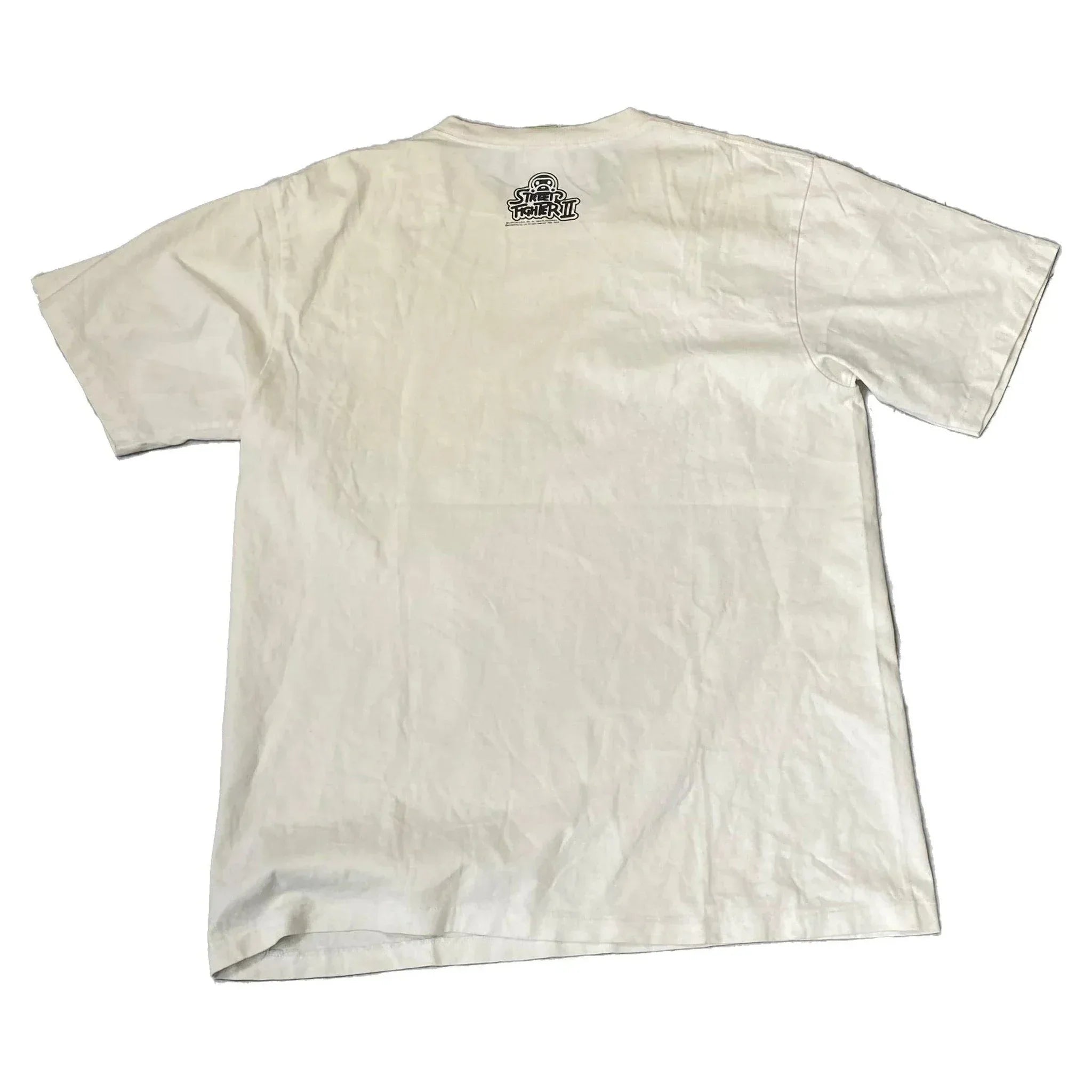 White A Bathing Ape (BAPE) x Street Fighter Tee - XL | The Streetwear Studio