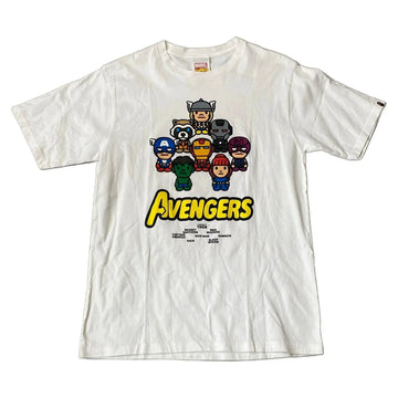 White A Bathing Ape (BAPE) x The Avengers Tee - L | The Streetwear Studio