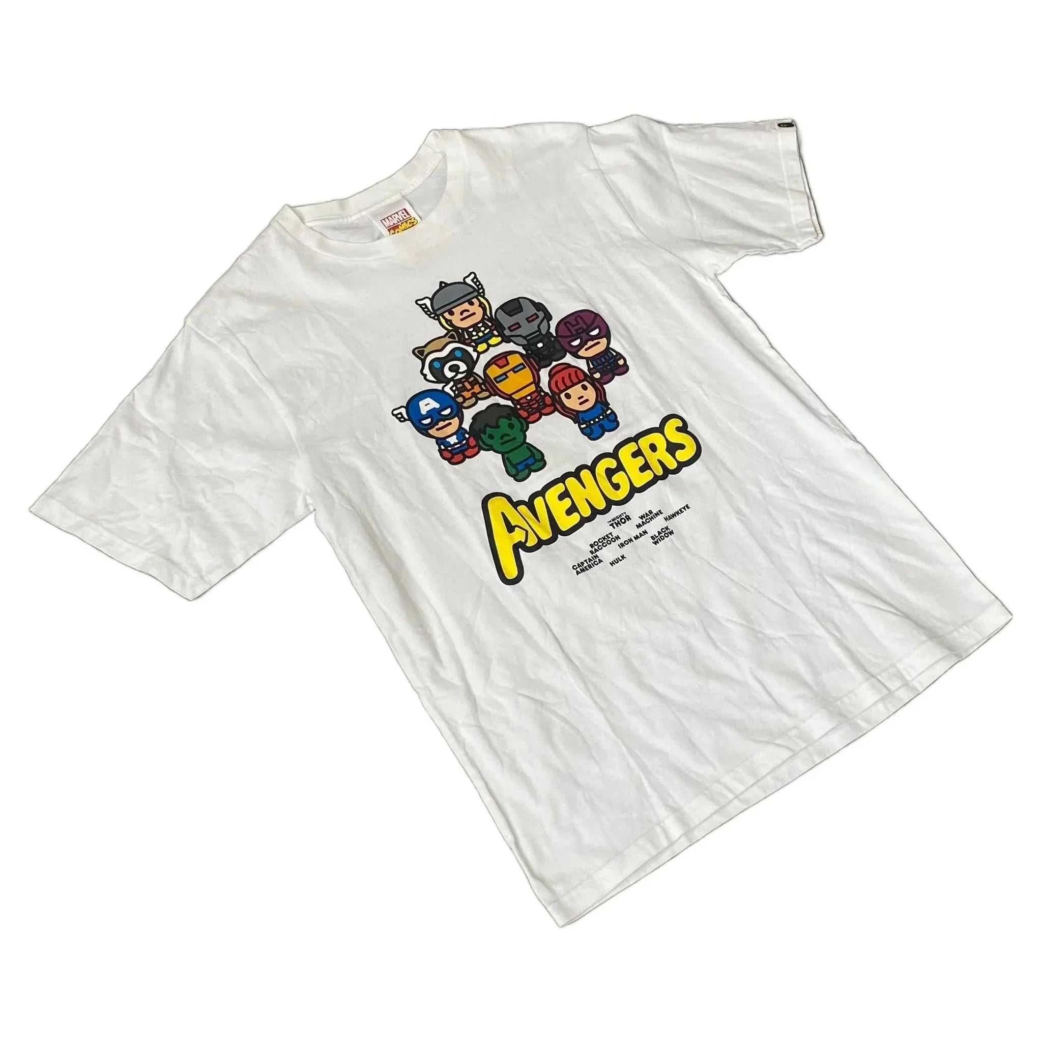 White A Bathing Ape (BAPE) x The Avengers Tee - L | The Streetwear Studio