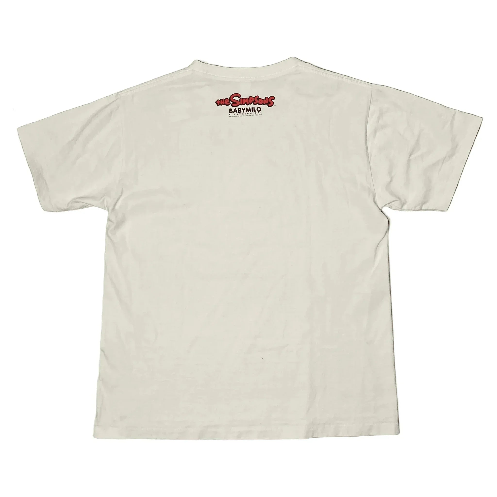 White A Bathing Ape (BAPE) x The Simpsons Tee - M | The Streetwear Studio