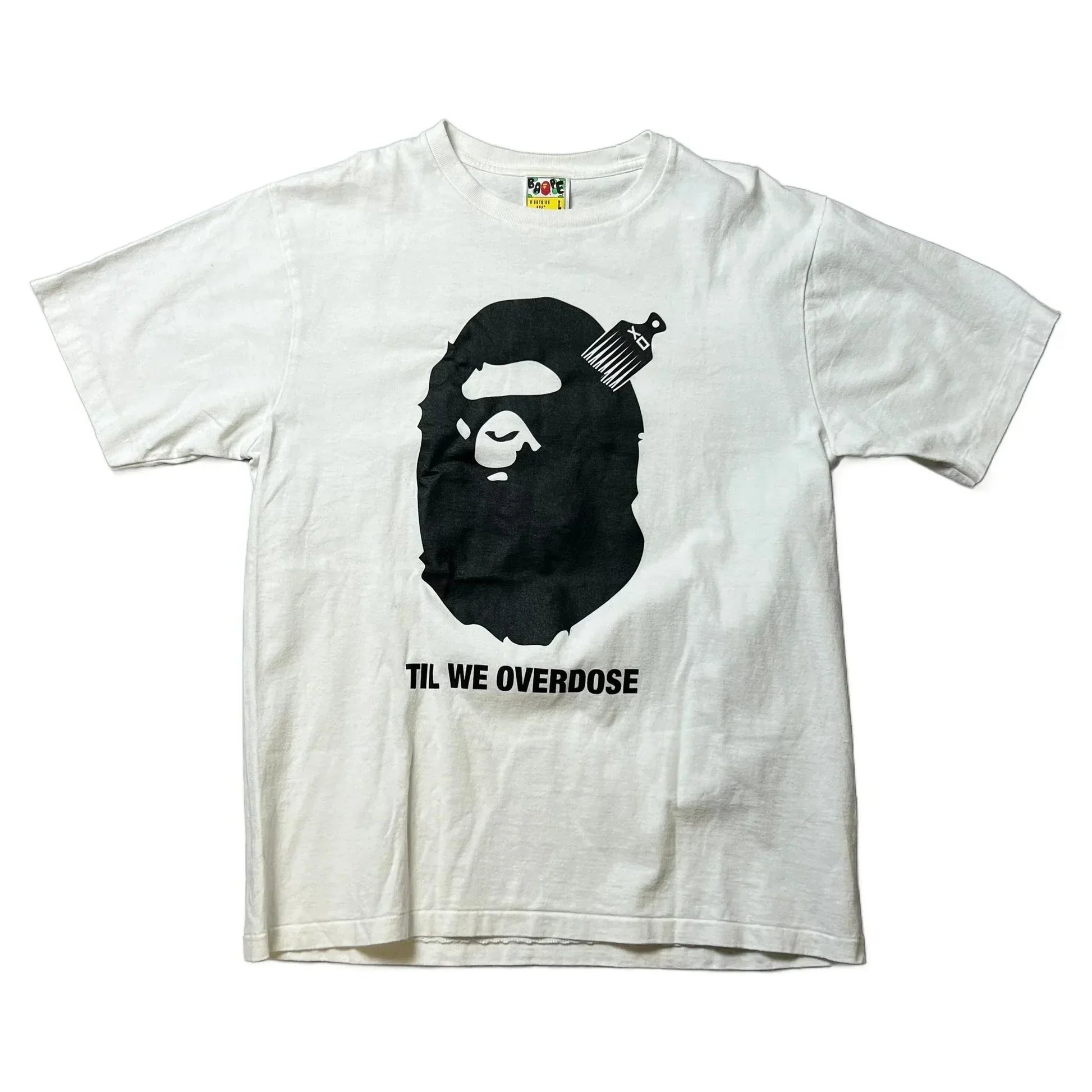 White A Bathing Ape (BAPE) x The Weeknd Tee - L | The Streetwear Studio