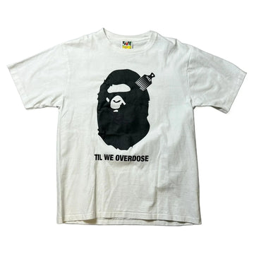 White A Bathing Ape (BAPE) x The Weeknd Tee - L | The Streetwear Studio