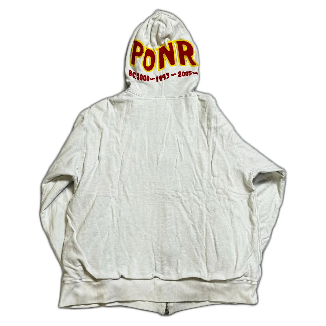 White A Bathing Ape (BAPE) Zip Up Hoodie - XL | The Streetwear Studio