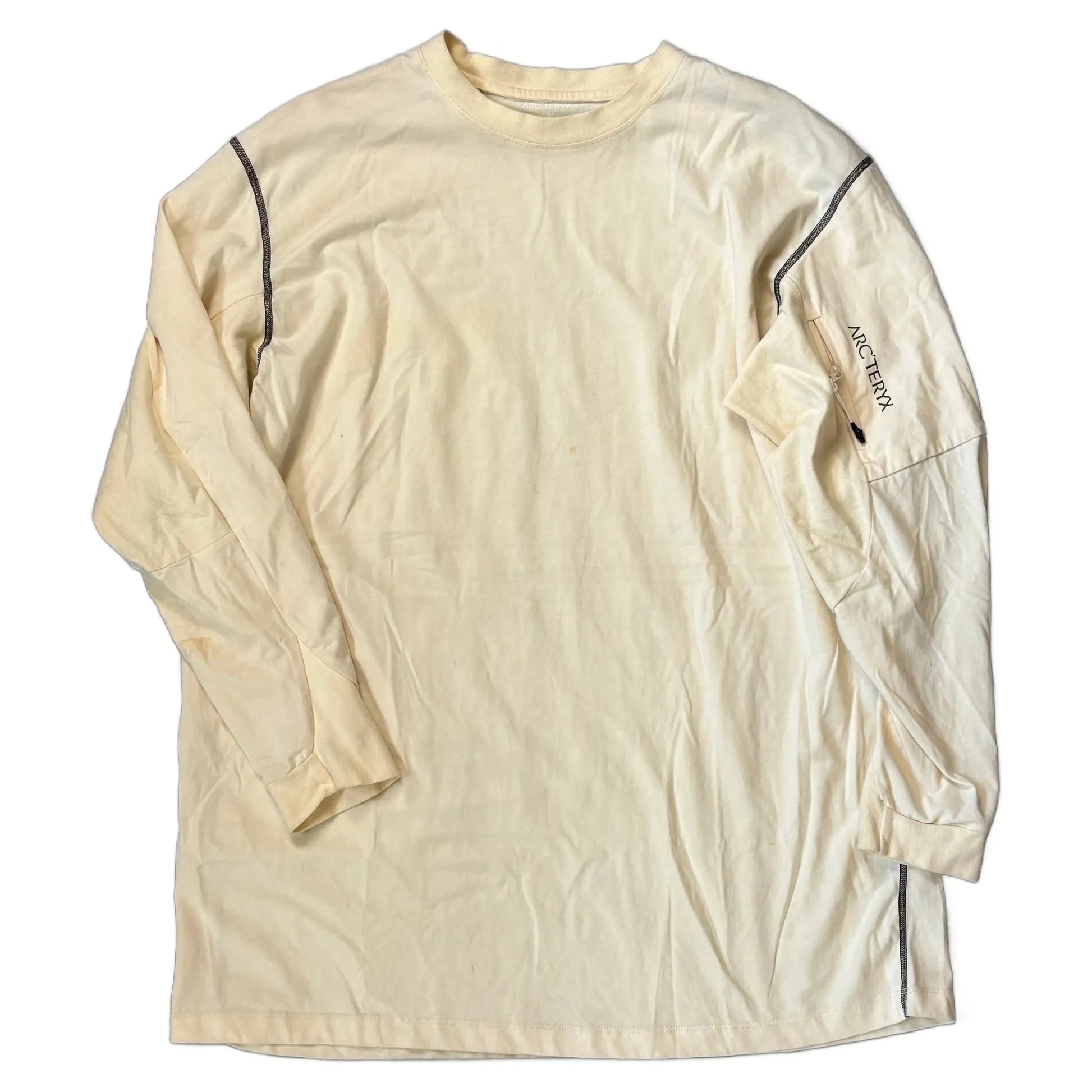 White Arc'Teryx Long Sleeve Tee - M | The Streetwear Studio