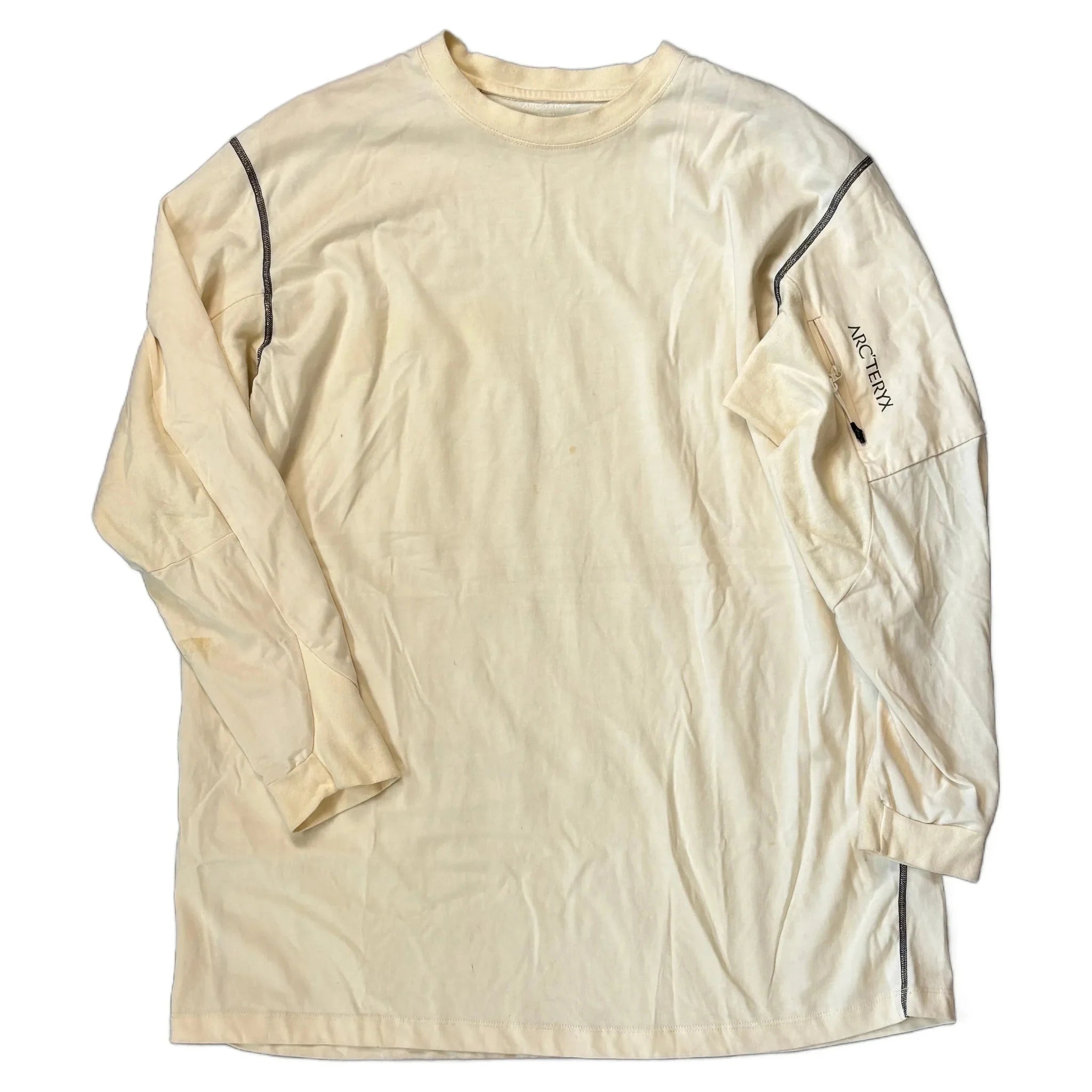 White Arc'Teryx Long Sleeve Tee - M | The Streetwear Studio