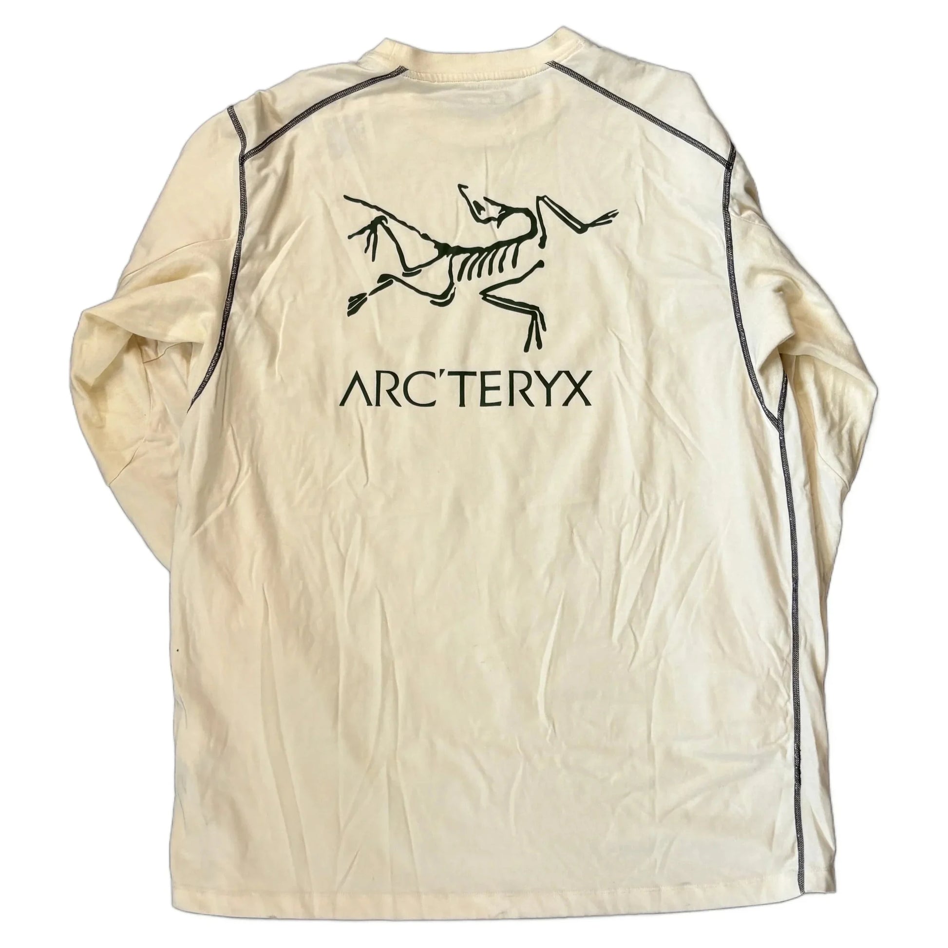 White Arc'Teryx Long Sleeve Tee - M | The Streetwear Studio