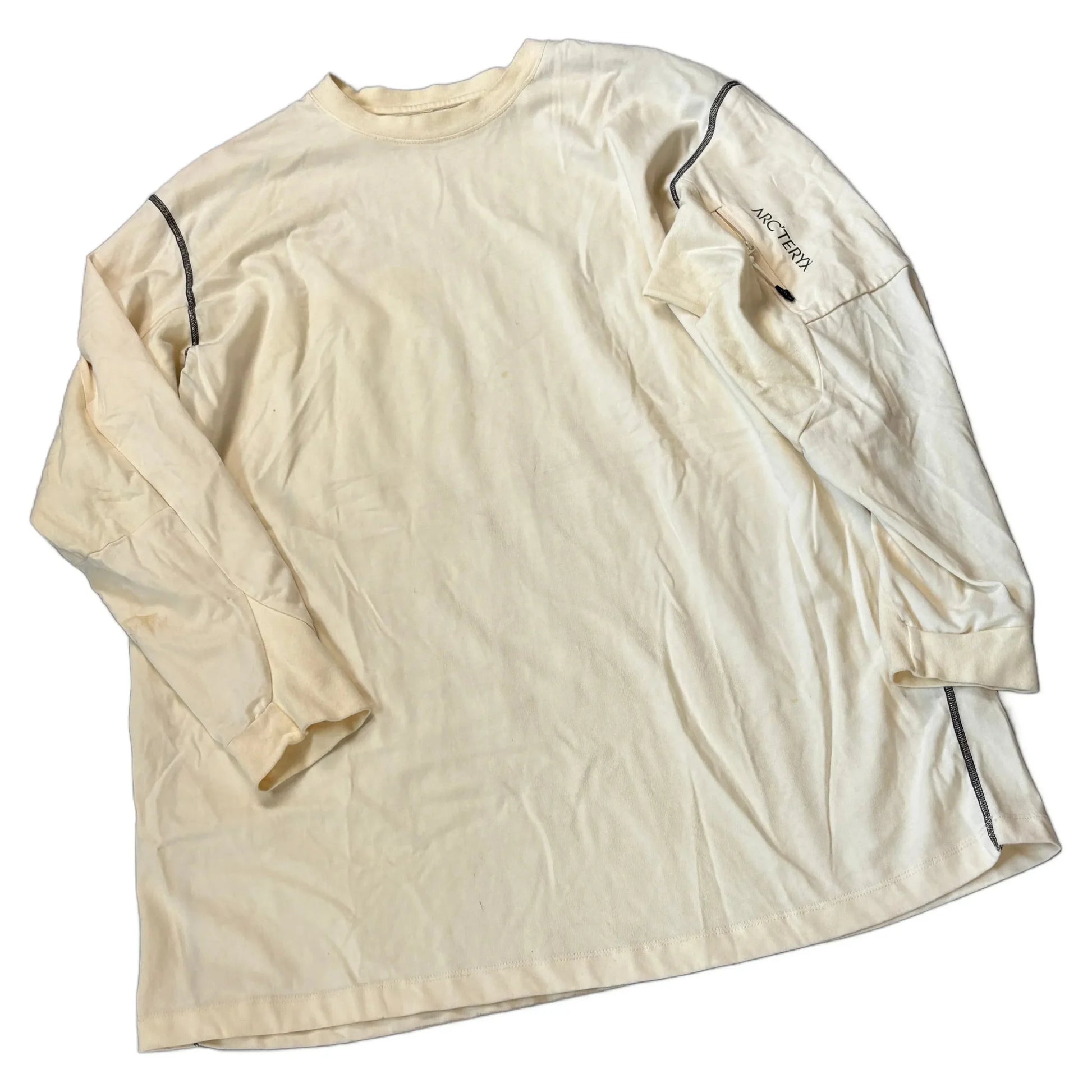 White Arc'Teryx Long Sleeve Tee - M | The Streetwear Studio