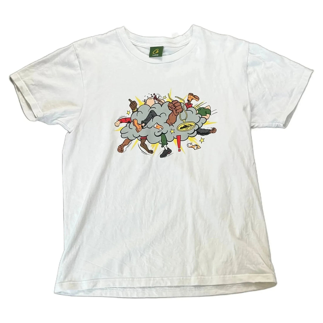 White Corteiz Tee - L | The Streetwear Studio