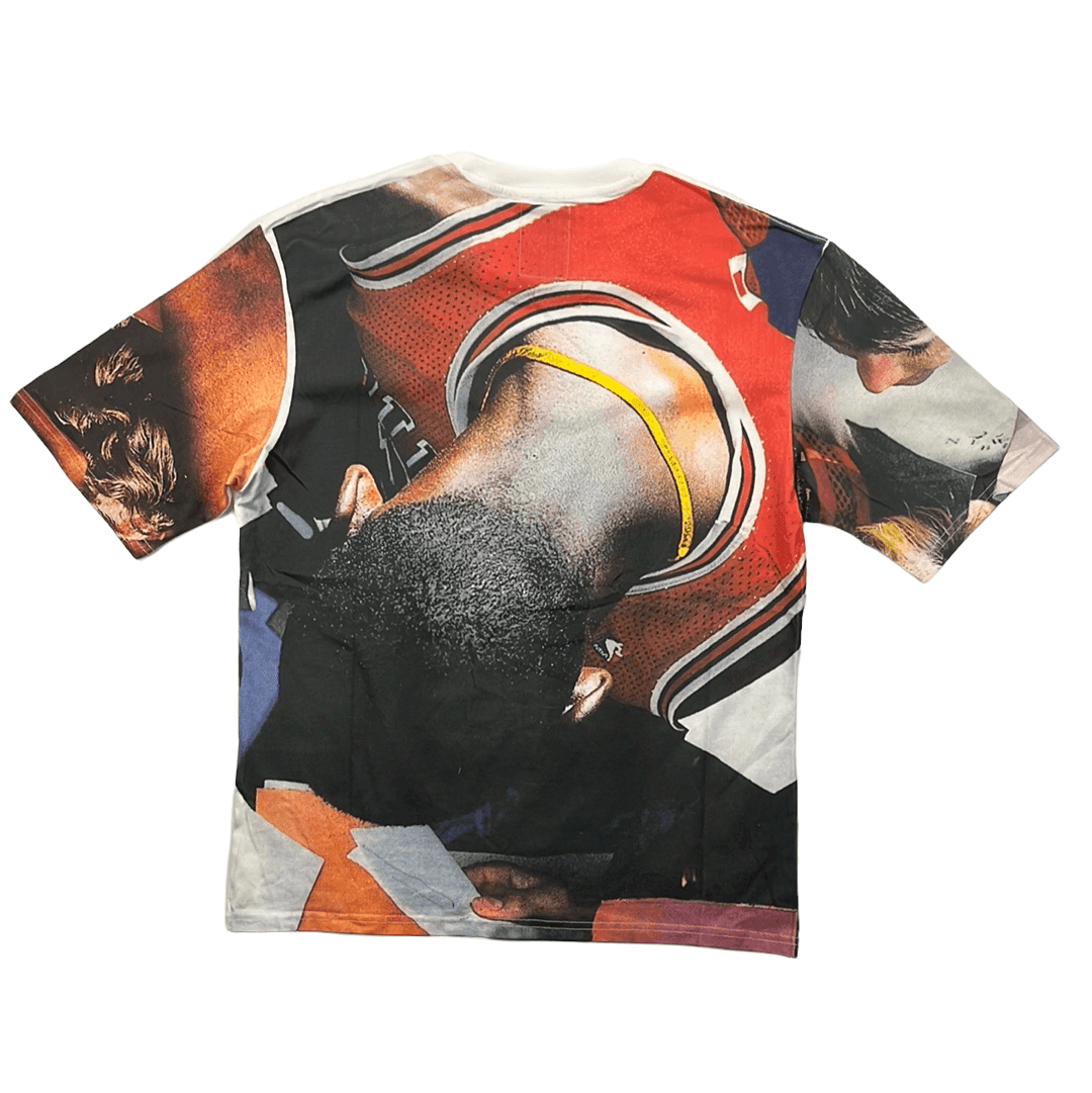 White Jordan x Union LA Crossover Back Full Print Tee - Medium - The Streetwear Studio