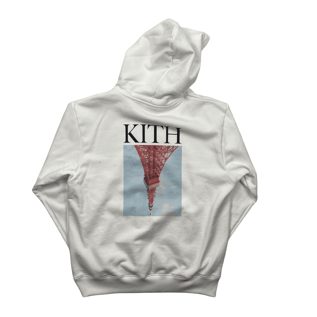 White Kith Tokyo Tower Hoodie - Extra Large - The Streetwear Studio