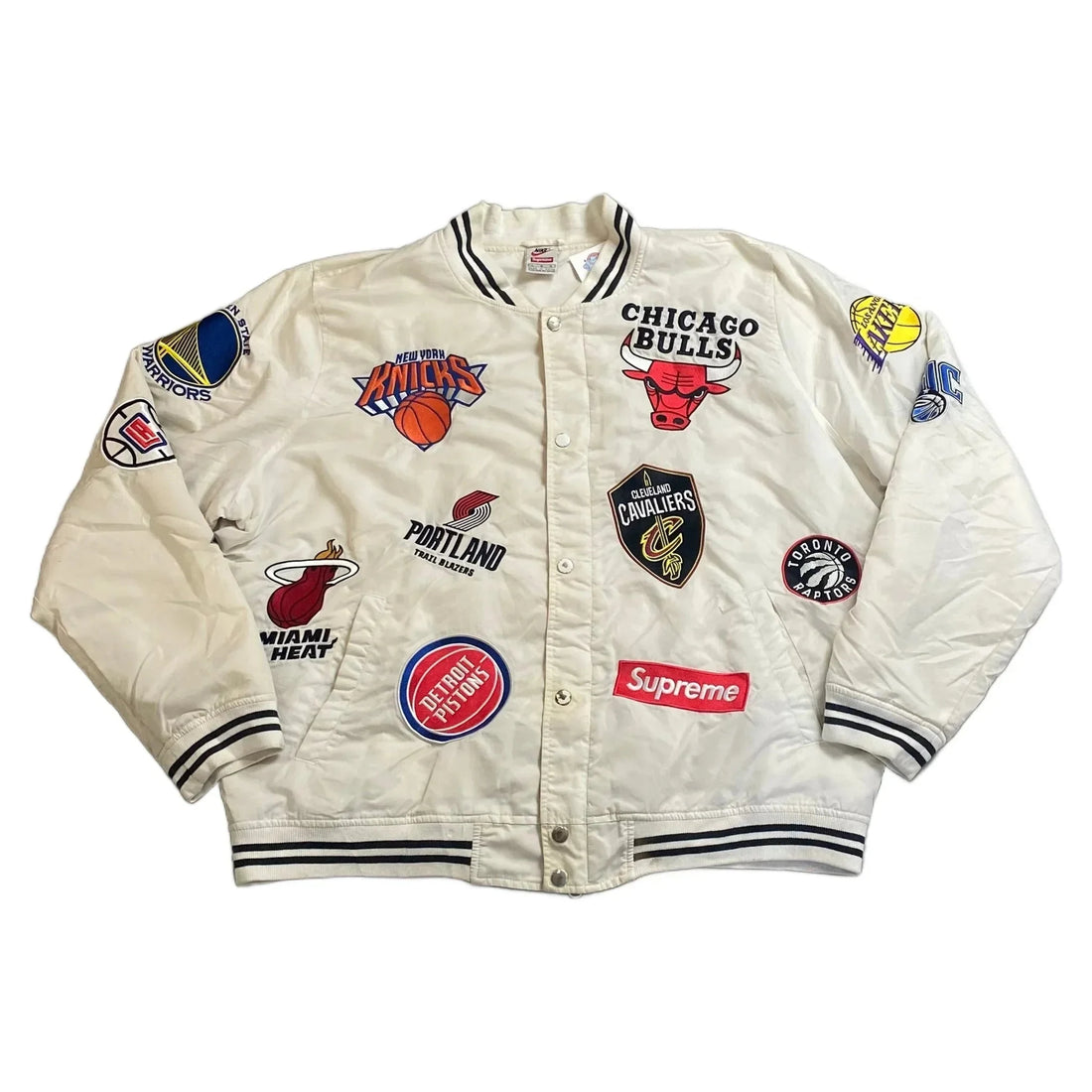 White Nike x Supreme Jacket - L | The Streetwear Studio