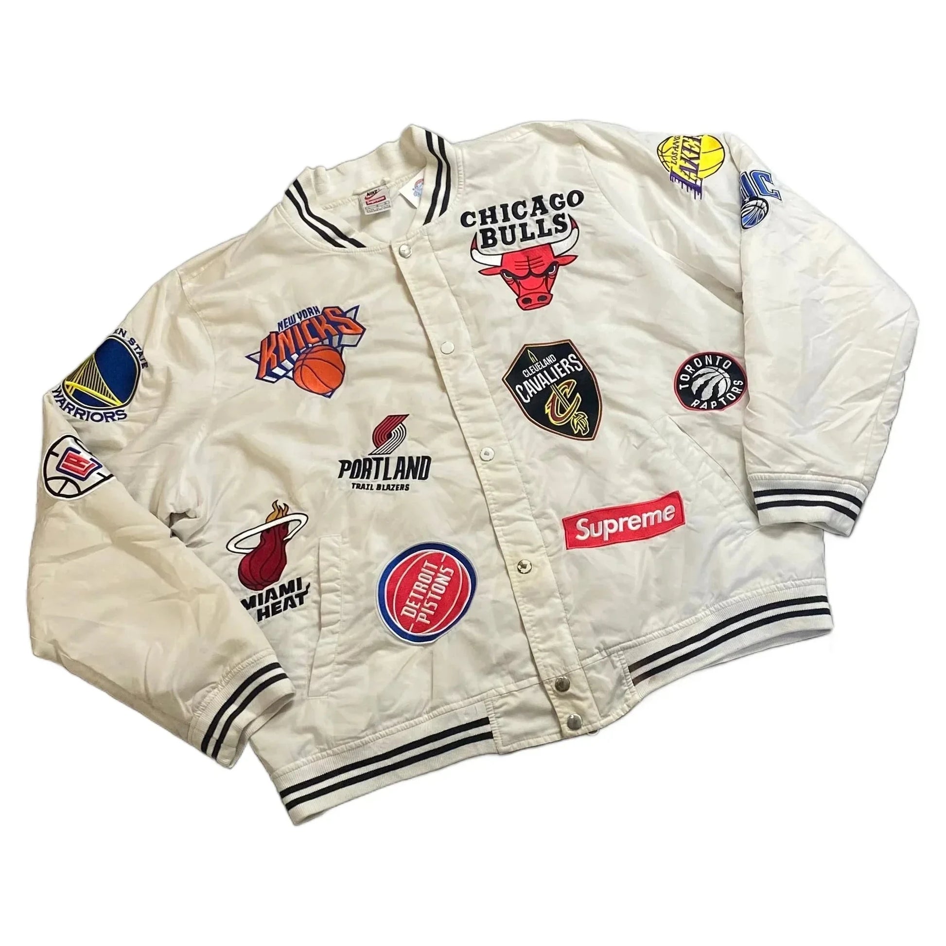 White Nike x Supreme Jacket - L | The Streetwear Studio