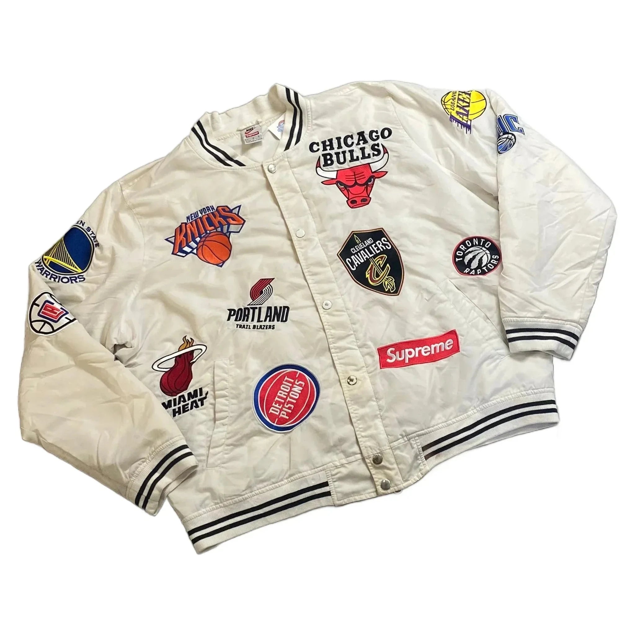 White Nike x Supreme Jacket - L | The Streetwear Studio
