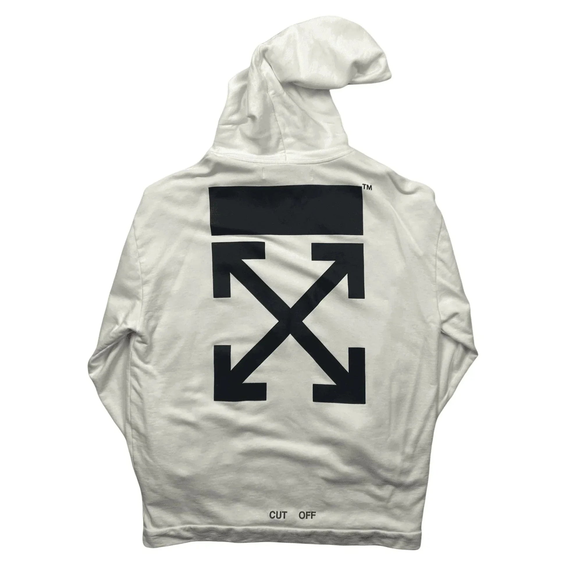 White Off-White Annunciation Hoodie - L | The Streetwear Studio