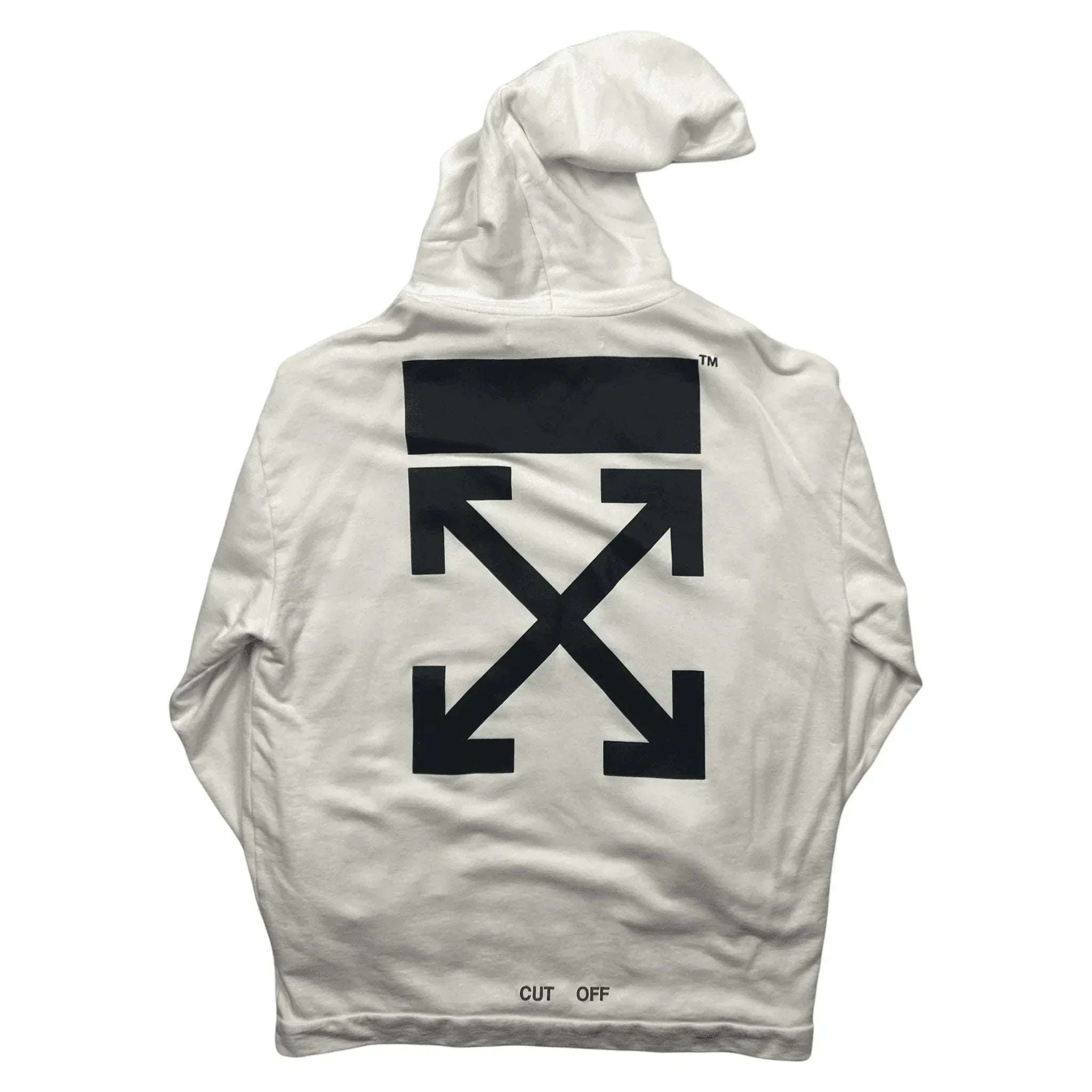 White Off-White Annunciation Hoodie - L | The Streetwear Studio
