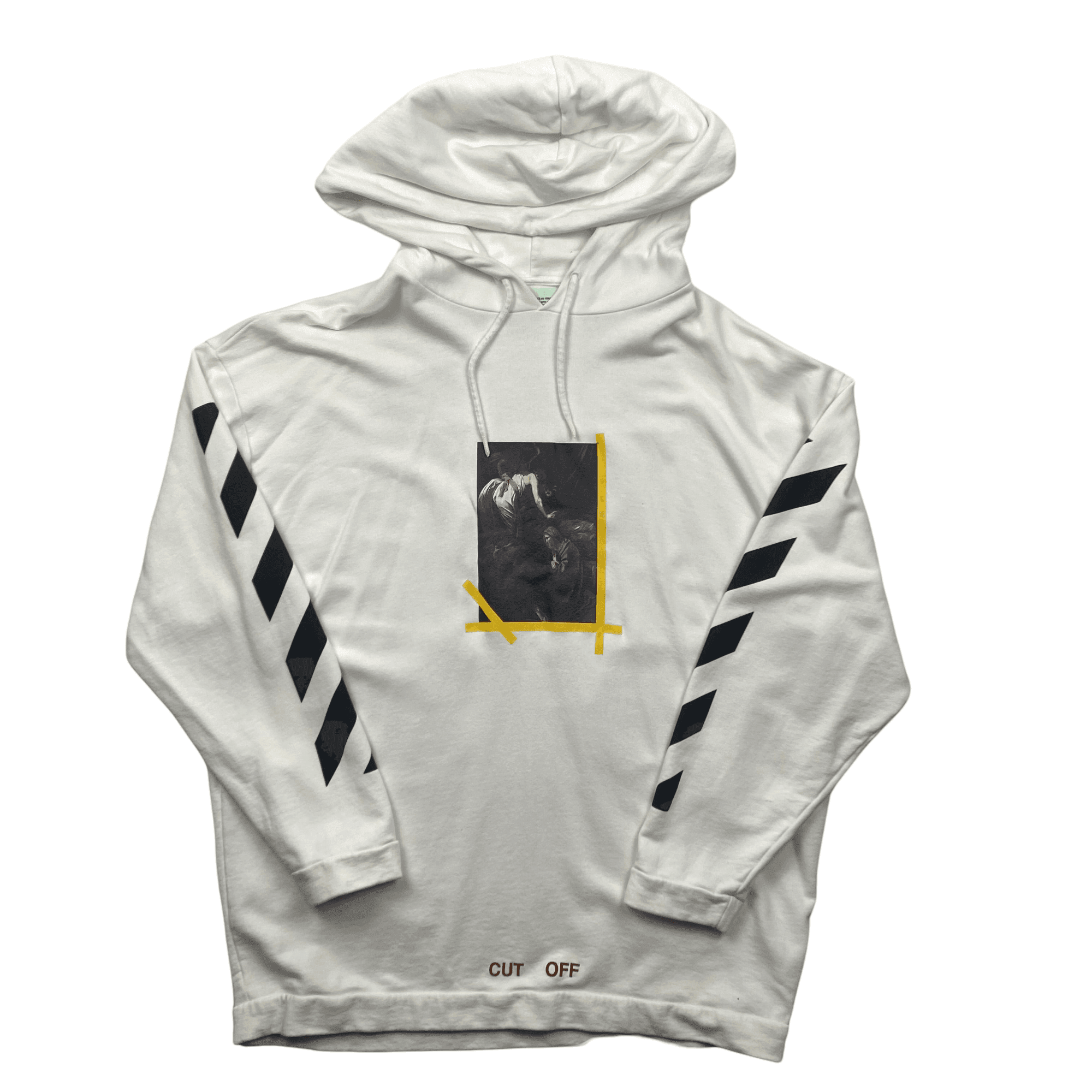 White Off-White Annunciation Hoodie - Large - The Streetwear Studio