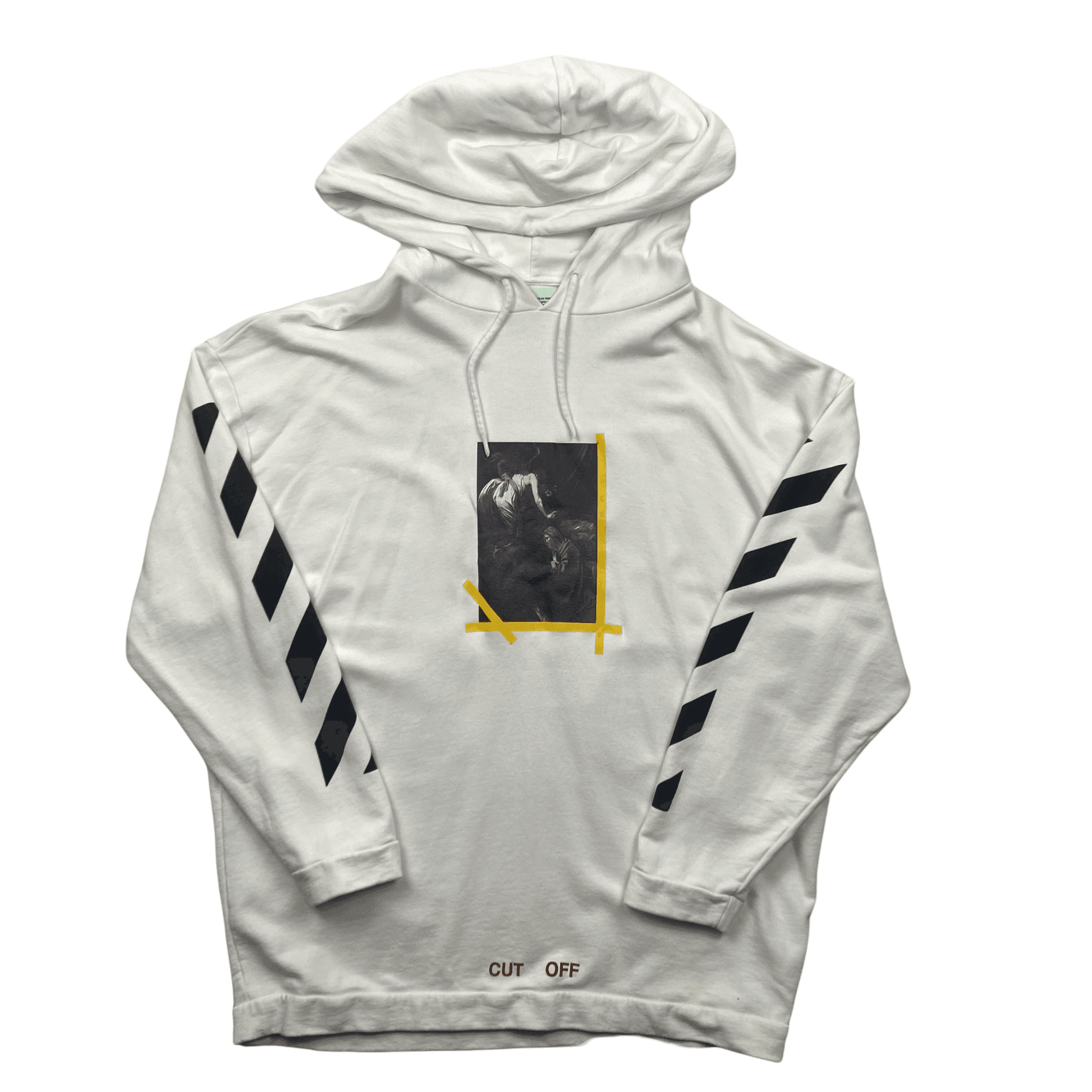 White Off-White Annunciation Hoodie - Large - The Streetwear Studio
