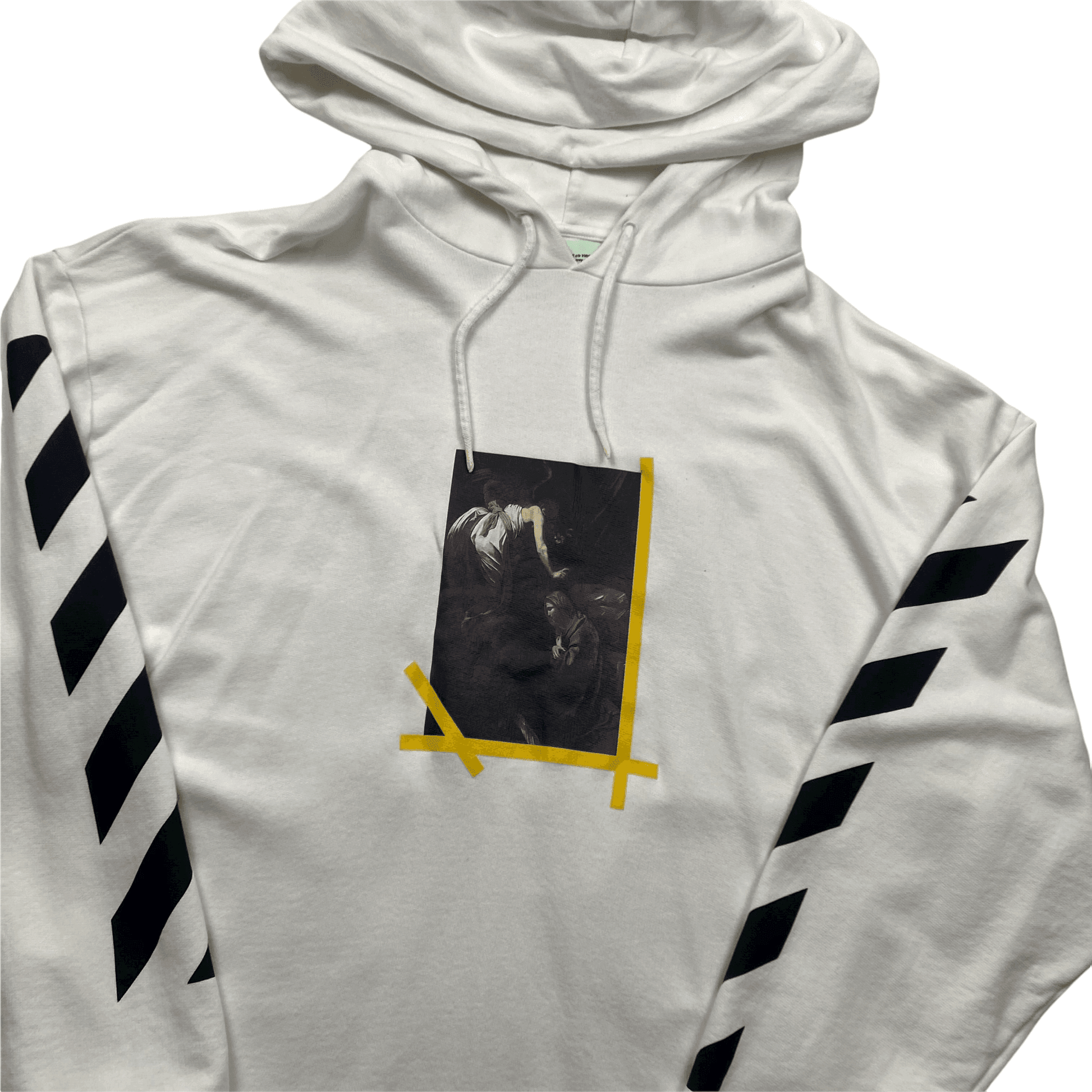 White Off-White Annunciation Hoodie - Large - The Streetwear Studio