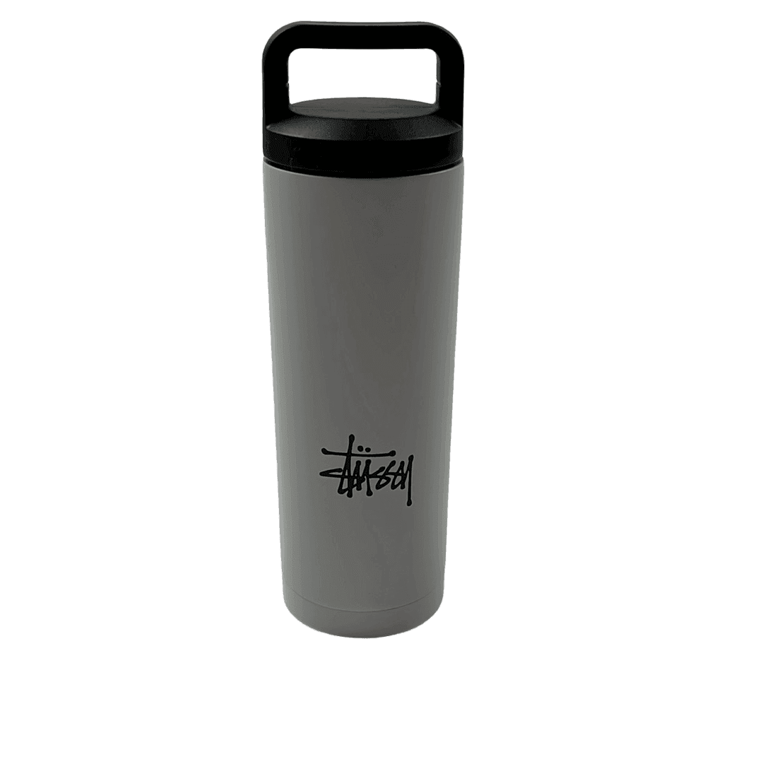 White Stussy Flask - The Streetwear Studio