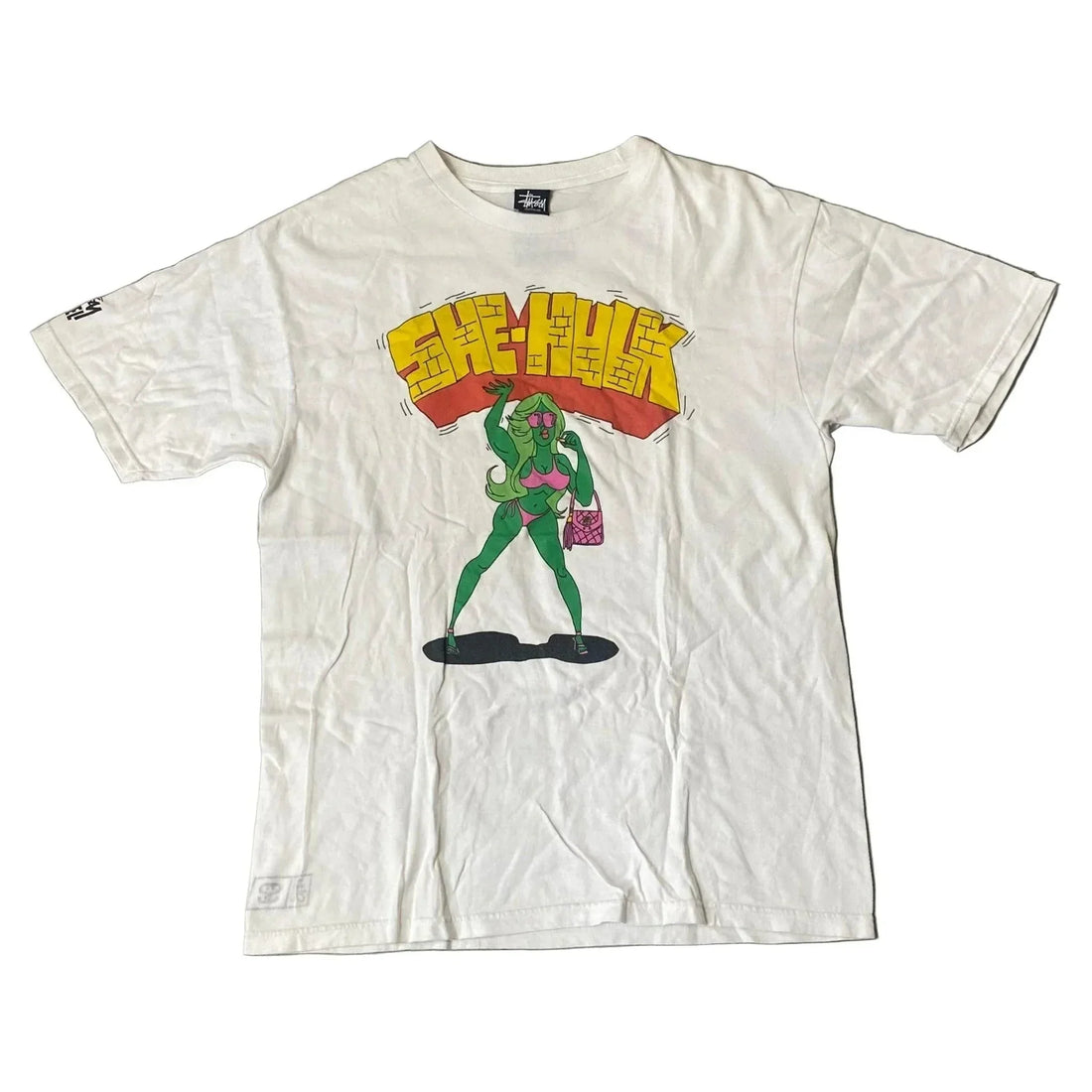 White Stussy Tee - M | The Streetwear Studio
