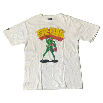 White Stussy Tee - M | The Streetwear Studio