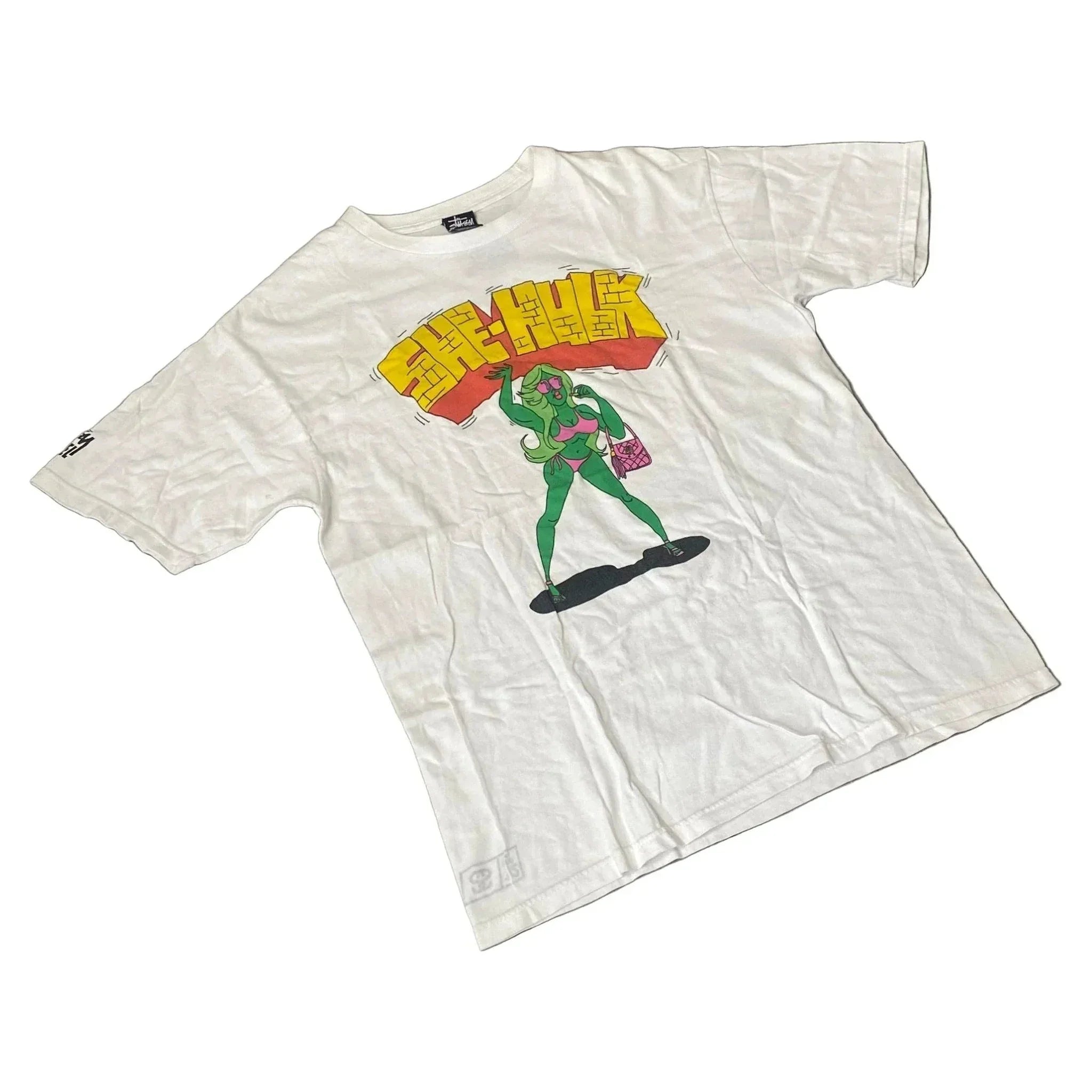 White Stussy Tee - M | The Streetwear Studio