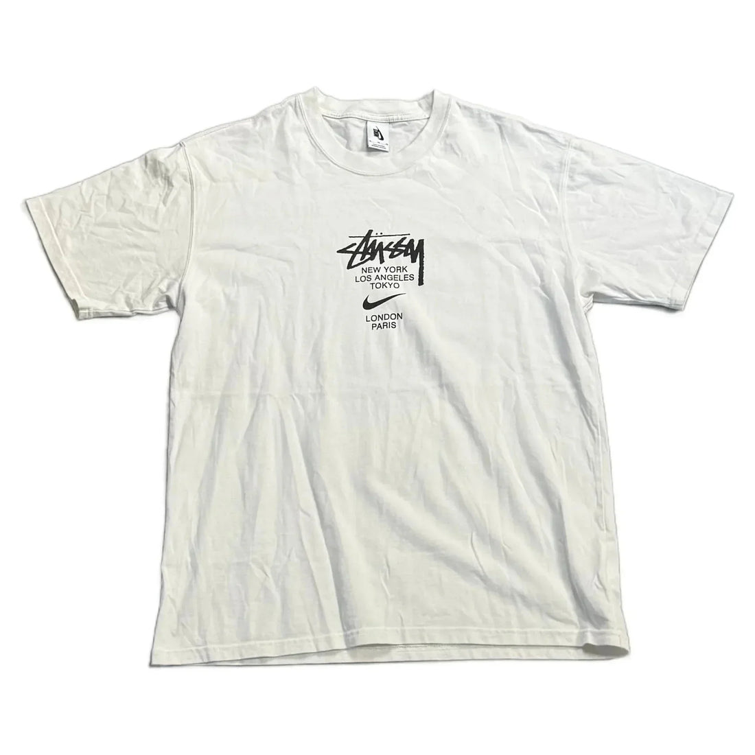 White Stussy x Nike Tee - XL | The Streetwear Studio