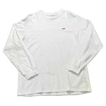 White Supreme Long Sleeve Tee - XL | The Streetwear Studio