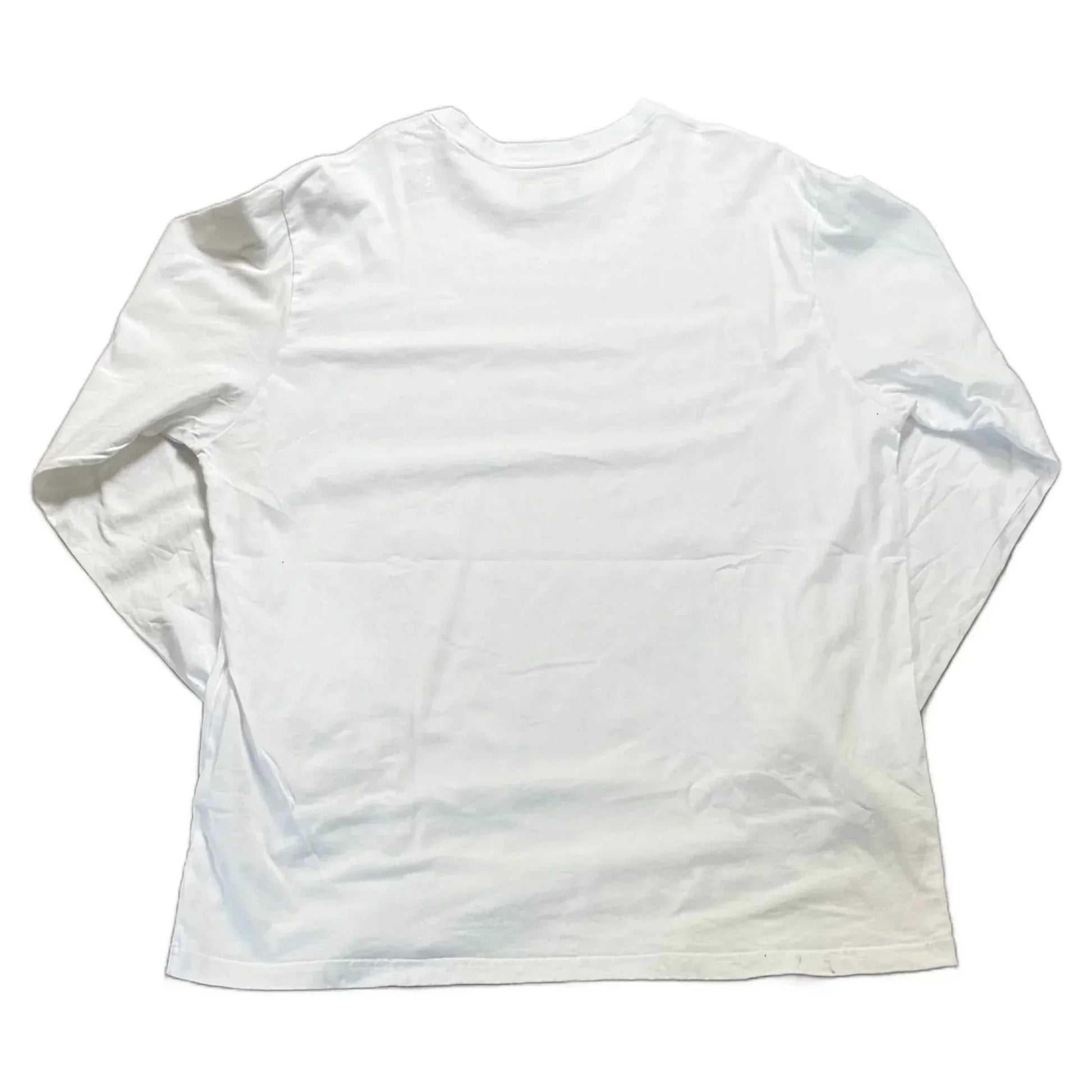 White Supreme Long Sleeve Tee - XL | The Streetwear Studio