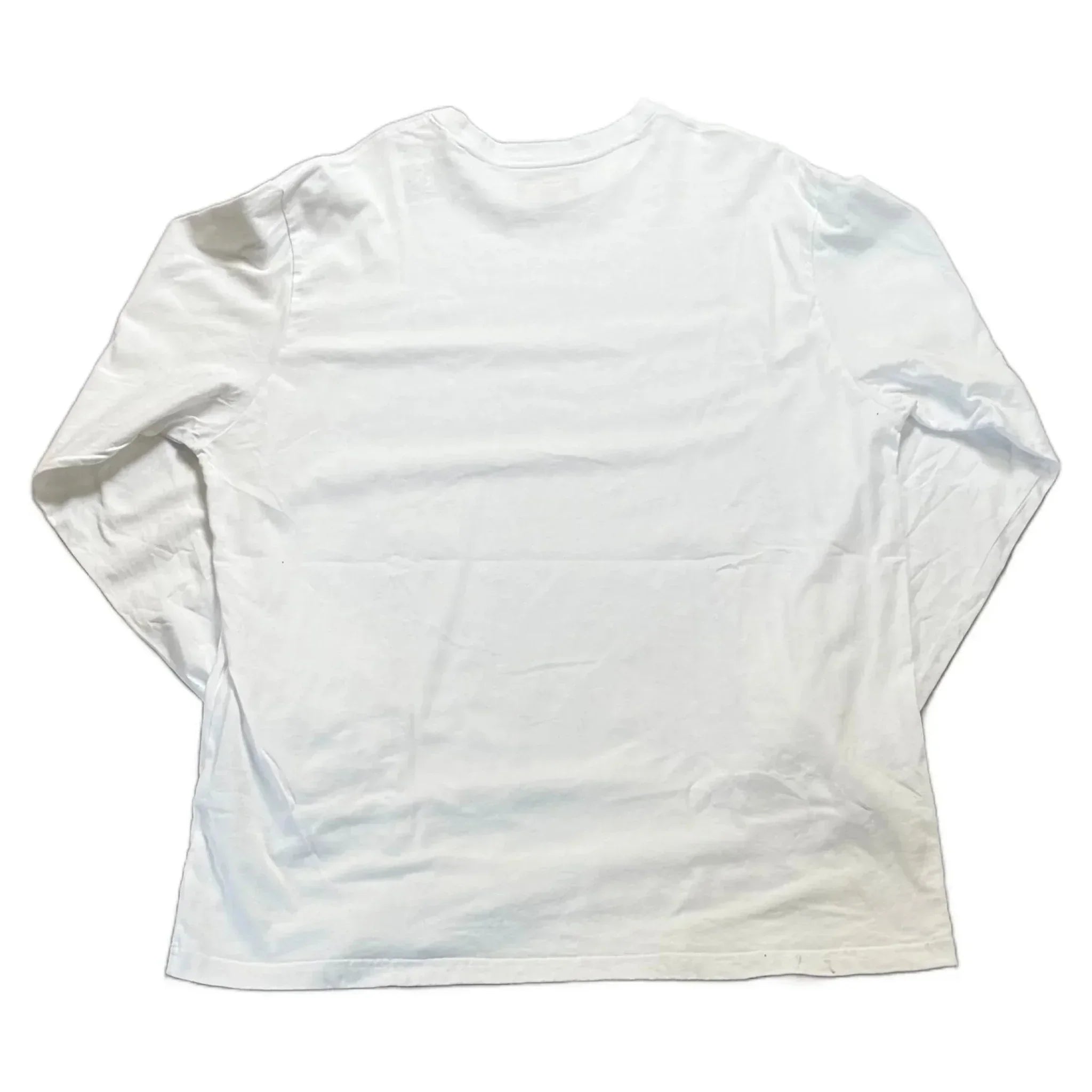 White Supreme Long Sleeve Tee - XL | The Streetwear Studio