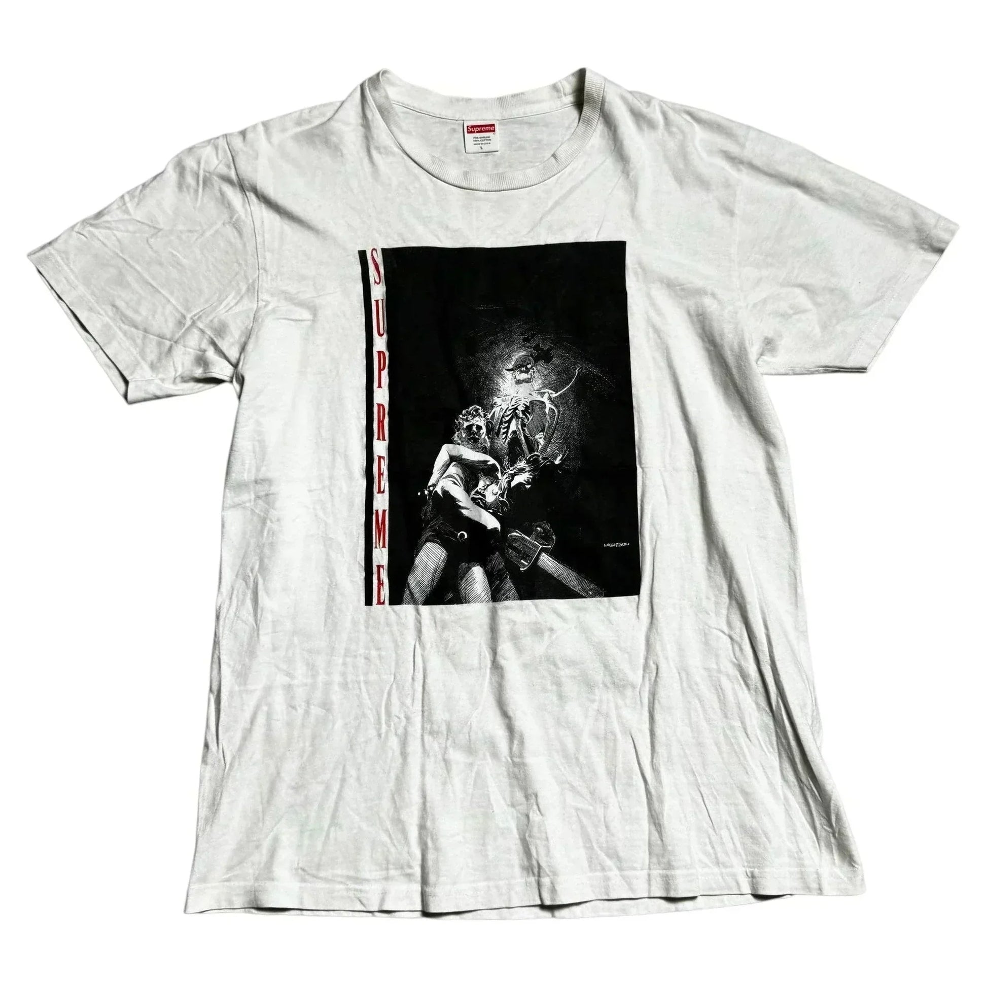 White Supreme Tee - L | The Streetwear Studio