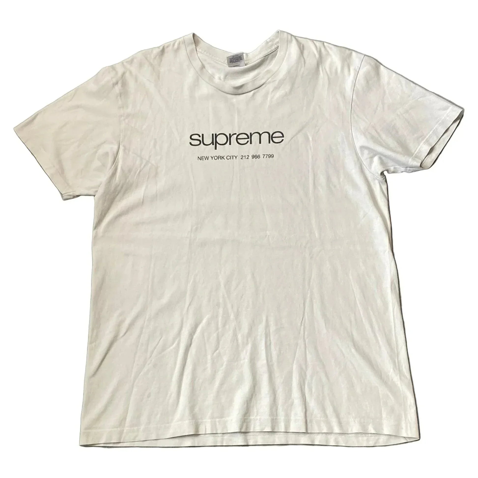 White Supreme Tee - L | The Streetwear Studio