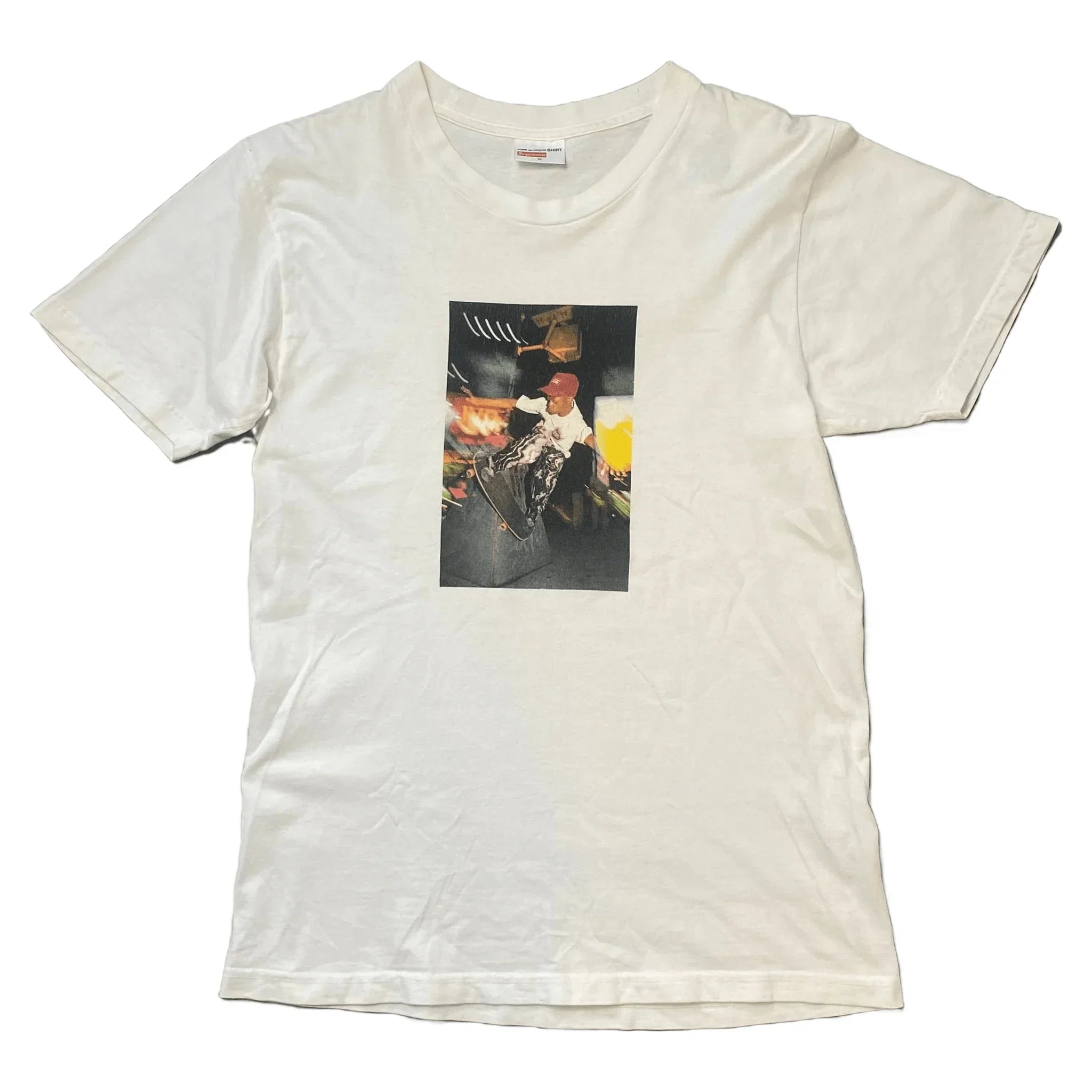 White Supreme x Comme Des Garcons (CDG) Tee - M | The Streetwear Studio
