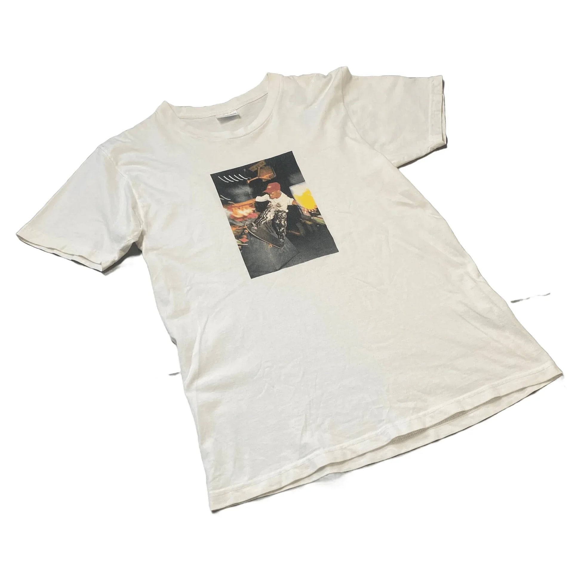 White Supreme x Comme Des Garcons (CDG) Tee - M | The Streetwear Studio