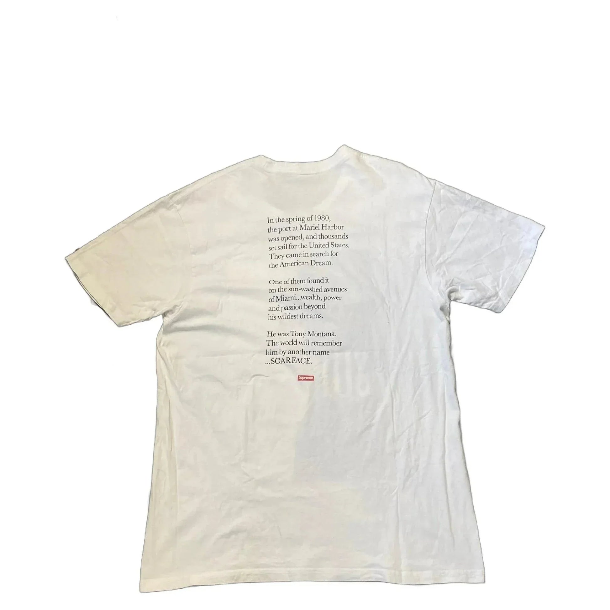 White Supreme x Scarface Tee - L | The Streetwear Studio