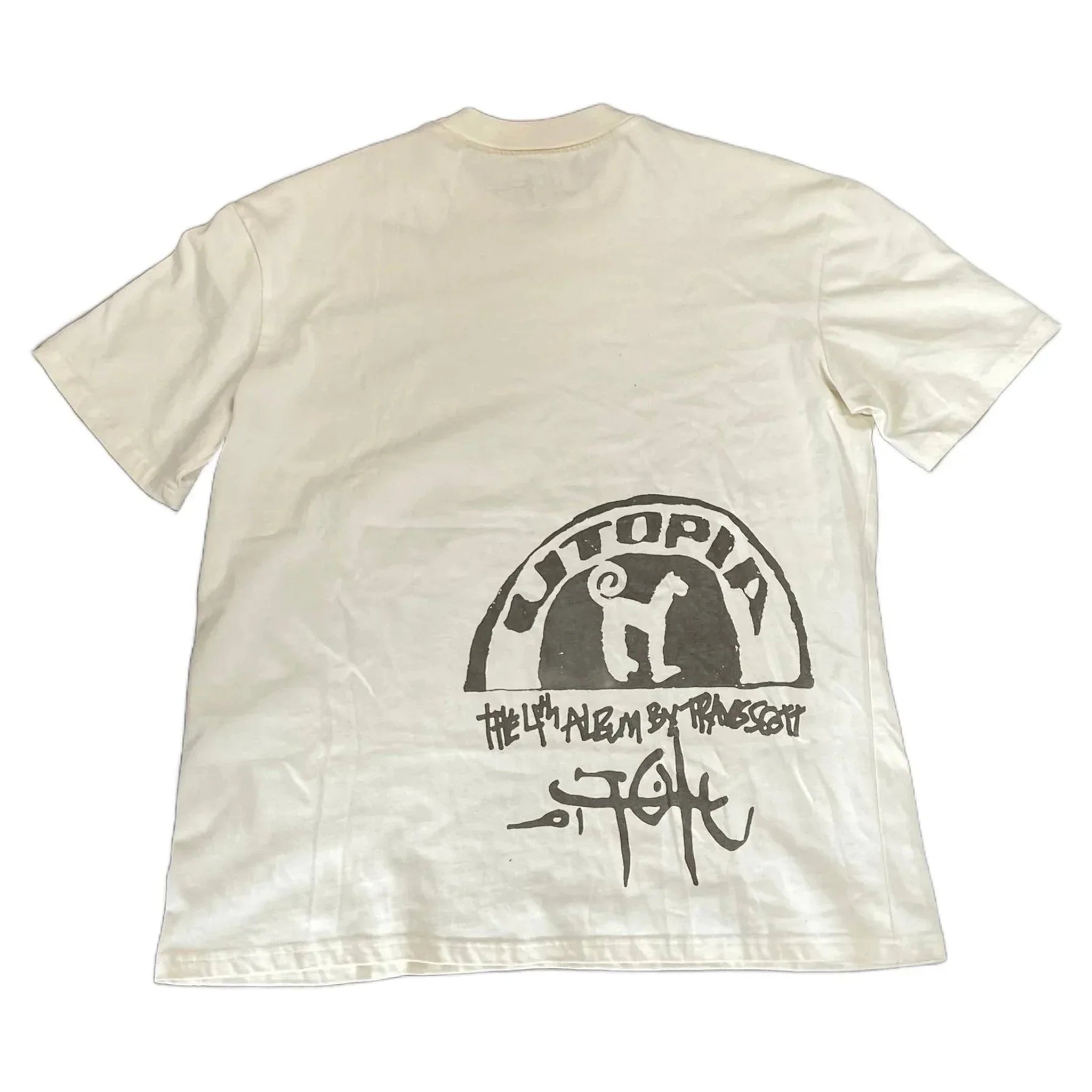 White Travis Scott Tee - L | The Streetwear Studio