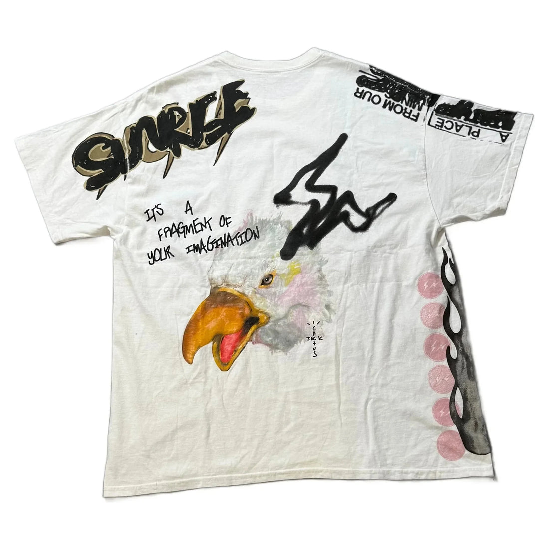 White Travis Scott Tee - L | The Streetwear Studio